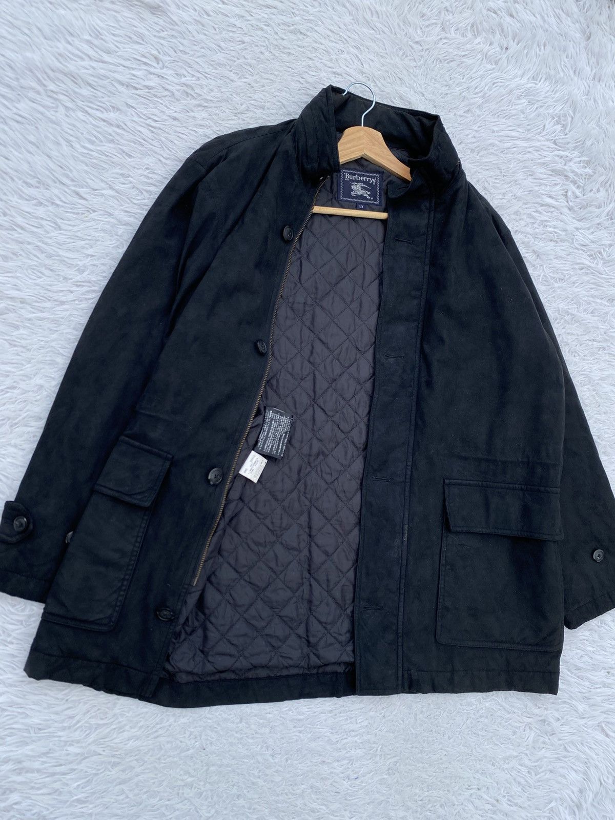 Burberry Rare Vintage 90s Burberry Black Jacket Size US L / EU 52-54 / 3 - 8 Thumbnail