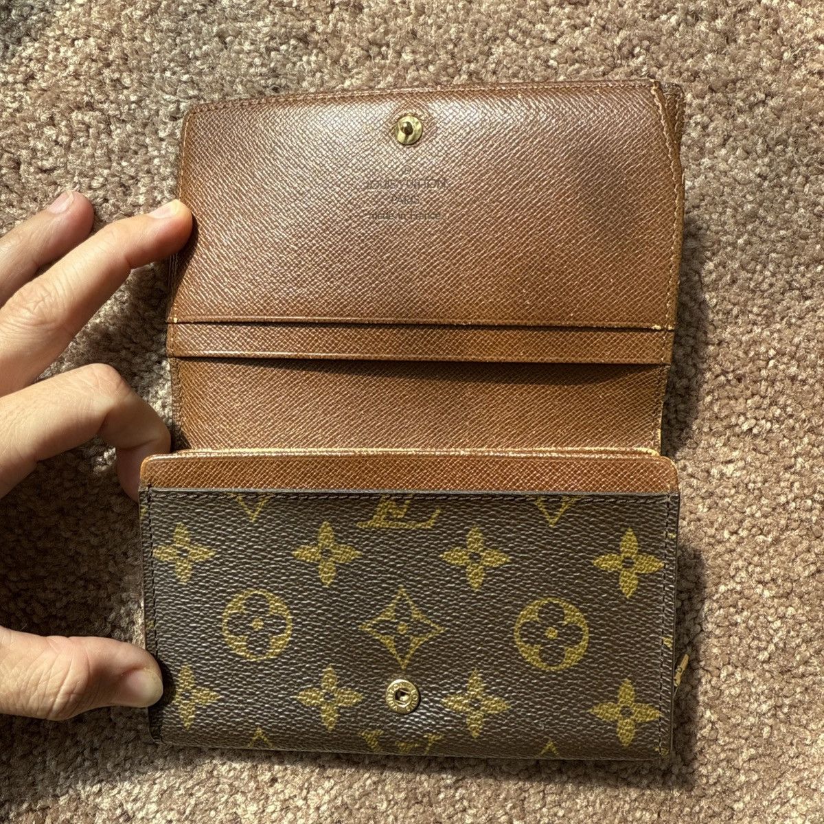 Louis Vuitton LOUIS VUITTON Tresor Wallet Authentic Size ONE SIZE - 4 Thumbnail