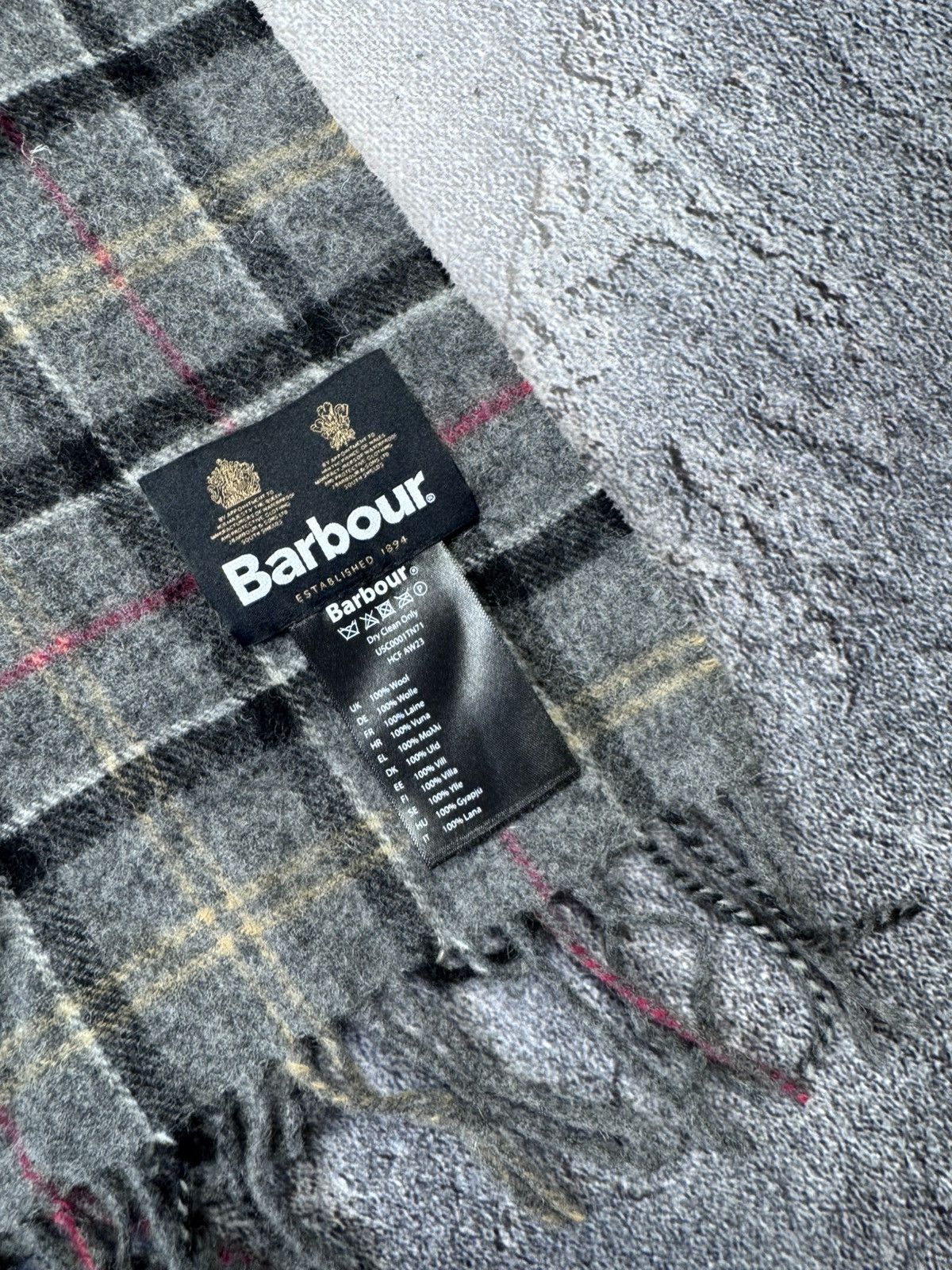 Barbour Barbour Tartan Lambswool Scarf — New with Tags Size ONE SIZE - 2 Thumbnail