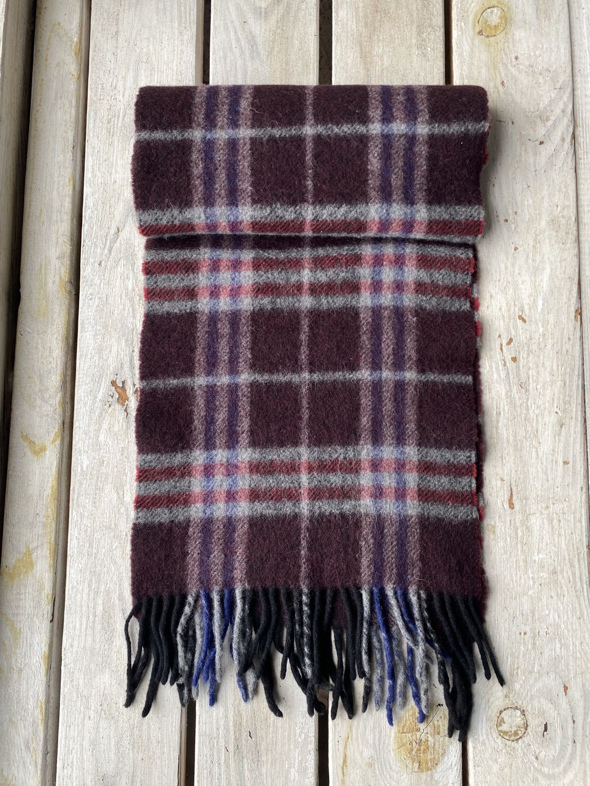 Burberry × Vintage Vintage 90s Burberry Scarf / Muffler / Neckwear Size ONE SIZE - 2 Thumbnail