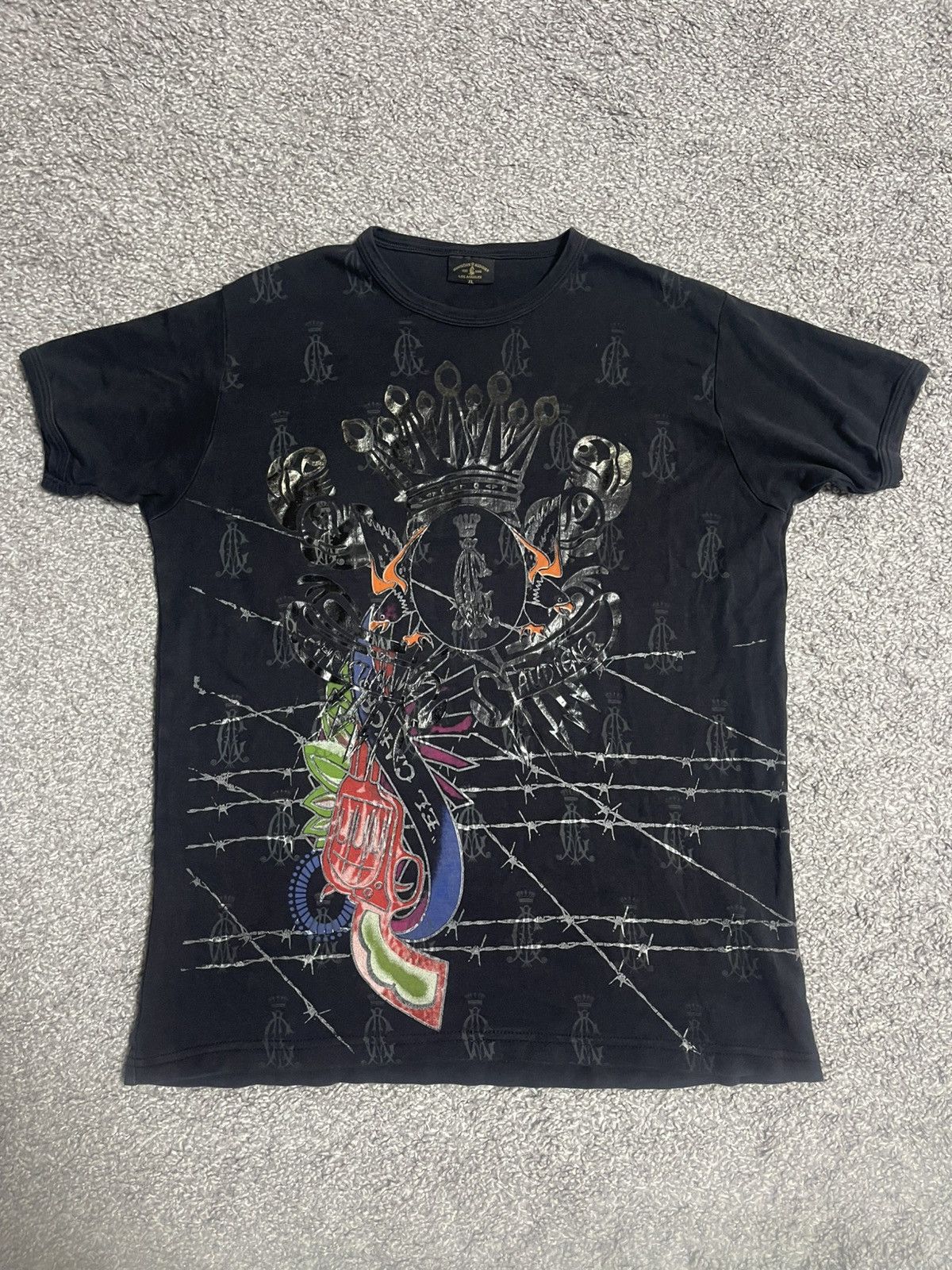 Christian Audigier × Ed Hardy Christian Audigier Black Edition El Calor Angel Size M Size US M / EU 48-50 / 2 - 1 Thumbnail