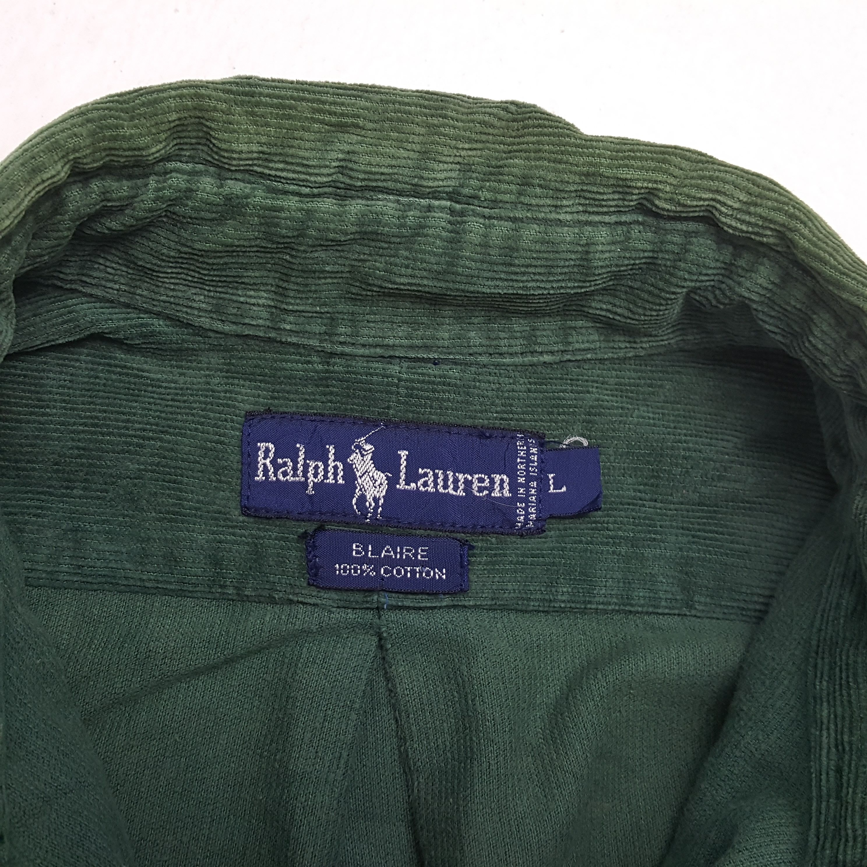 Polo Ralph Lauren × Vintage Vintage POLO by RALPH LAUREN Fashion Brand Velvet Shirts Size US XXL / EU 58 / 5 - 8 Thumbnail