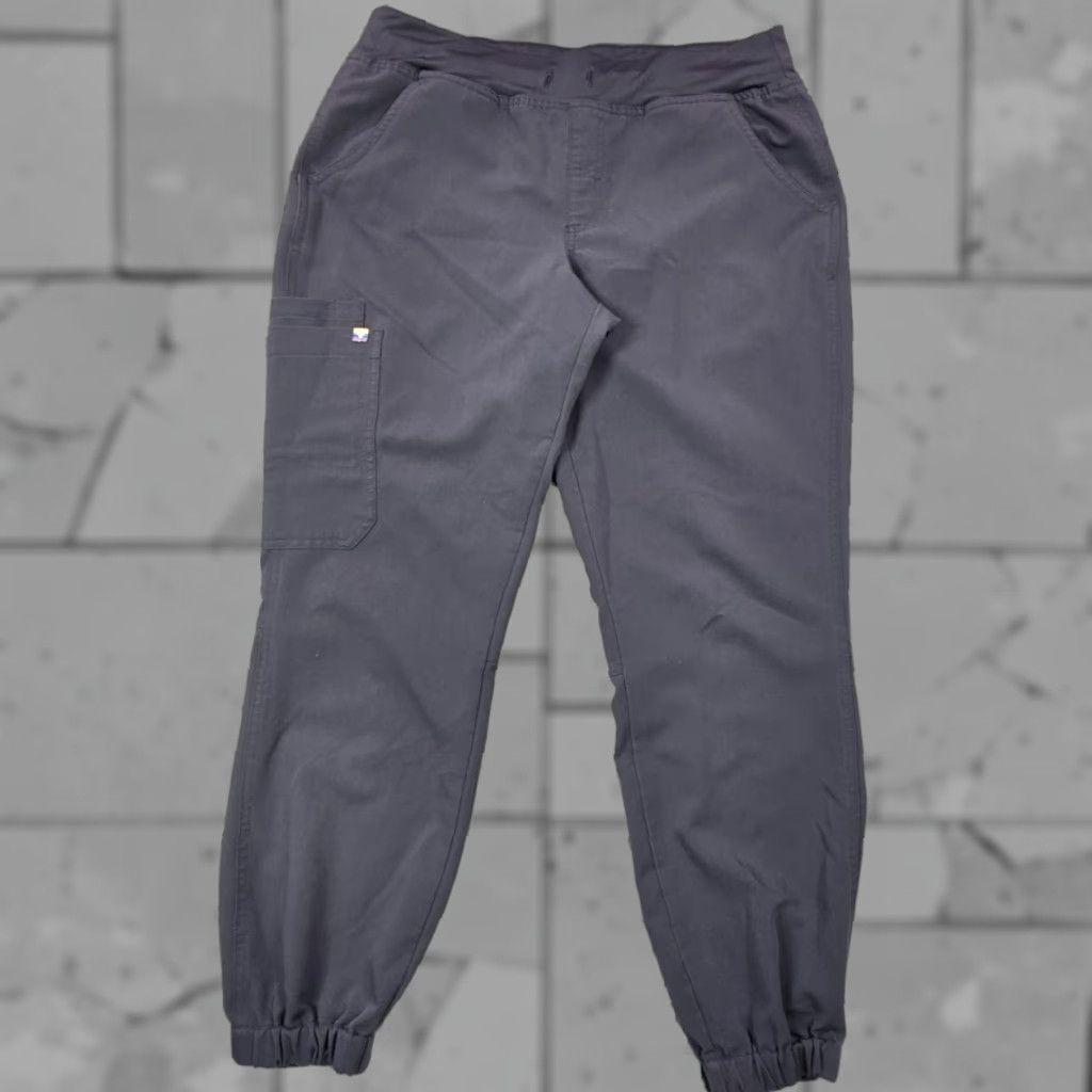 Vintage FIGS Zamora Jogger CHARCOAL PRIDE 30x27 SIZE M/P Gray Women Jogger Pants Size US 31 - 1 Thumbnail
