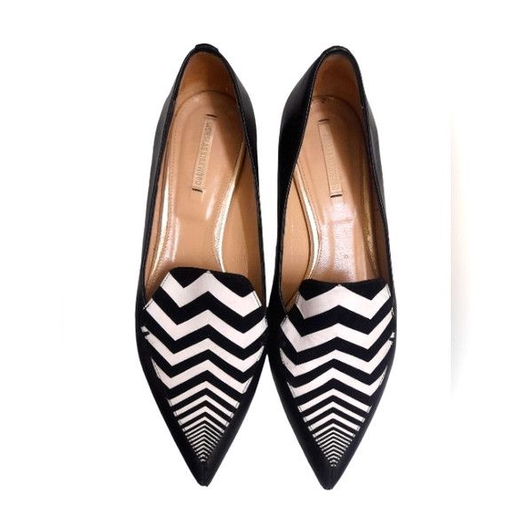 Nicholas Kirkwood Nicholas Kirkwood - Moccasins Beya Imprime Chevron Print - Size US 5 / IT 35 - 1 Thumbnail