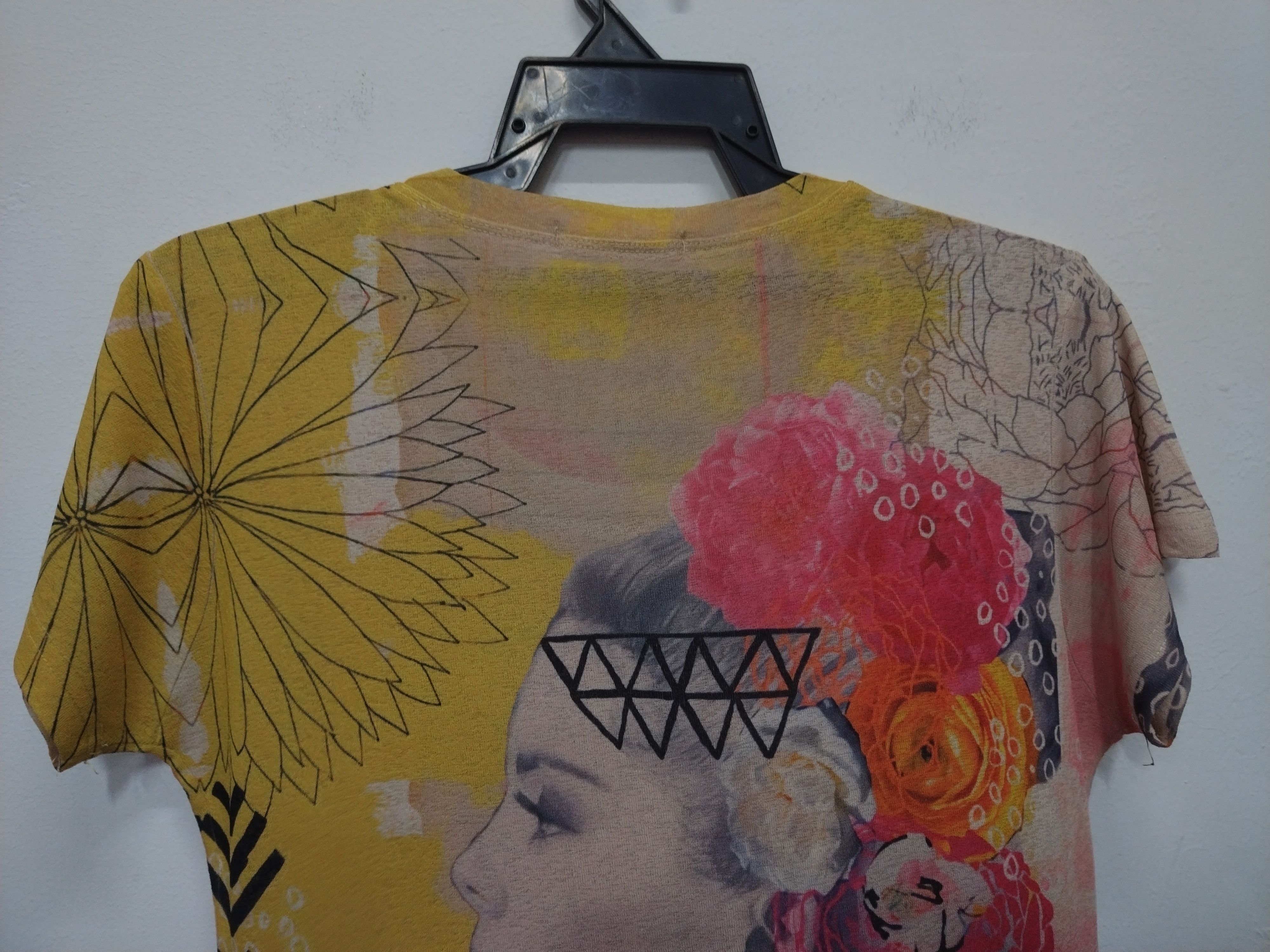 Seditionaries 💥 GLLY Short Sleeve Floral Portrait Full Print T-Shirt Size M / US 6-8 / IT 42-44 - 14 Thumbnail