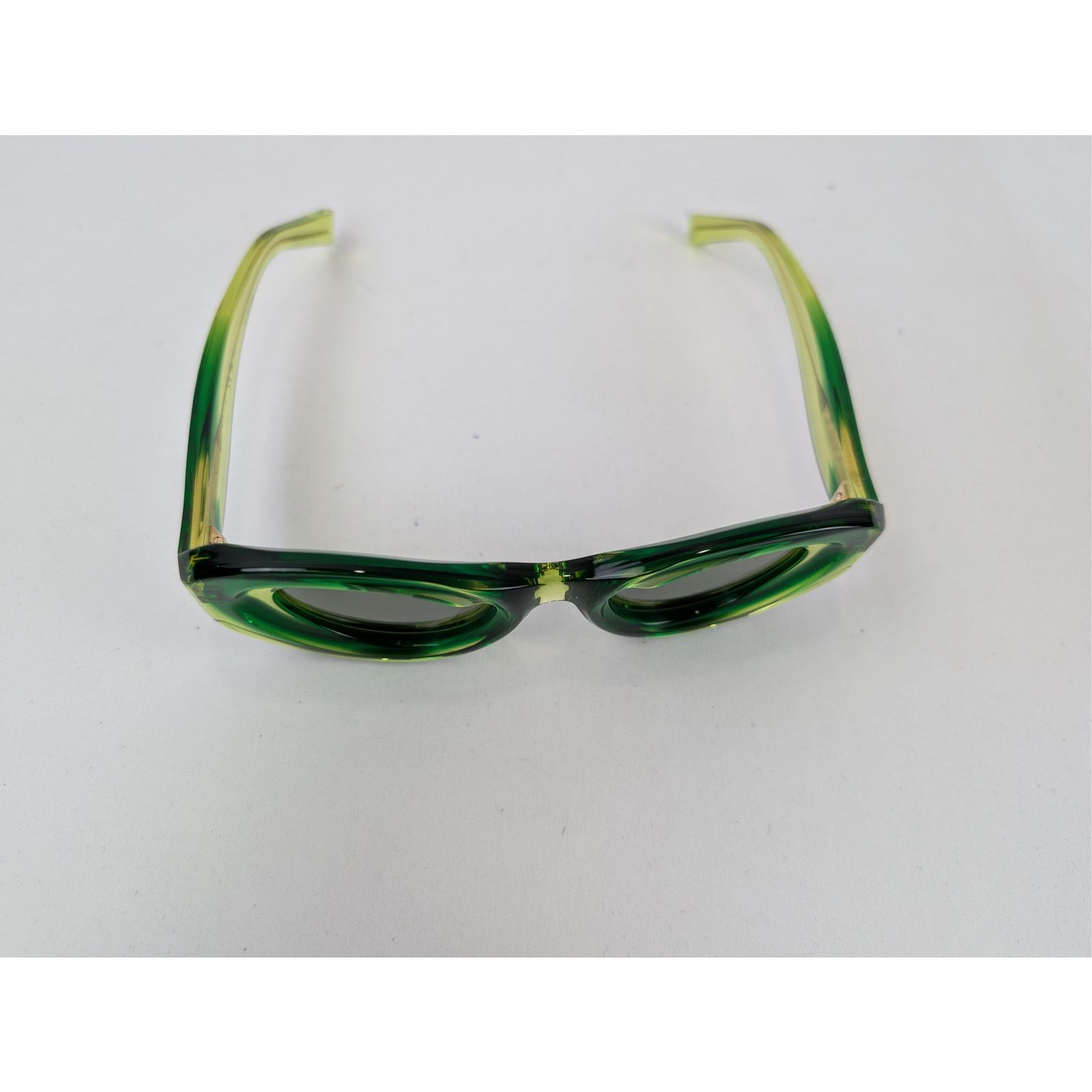 Bottega Veneta o1rshd1 Size: OS / Oval Cat-Eye Sunglasses Transparent Green Size ONE SIZE - 3 Thumbnail