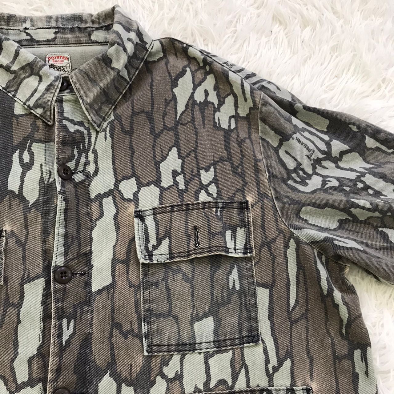 Pointer Vtg Pointer Brand Trebark Camo Chore Jacket Made in Usa Size US XL / EU 56 / 4 - 6 Thumbnail