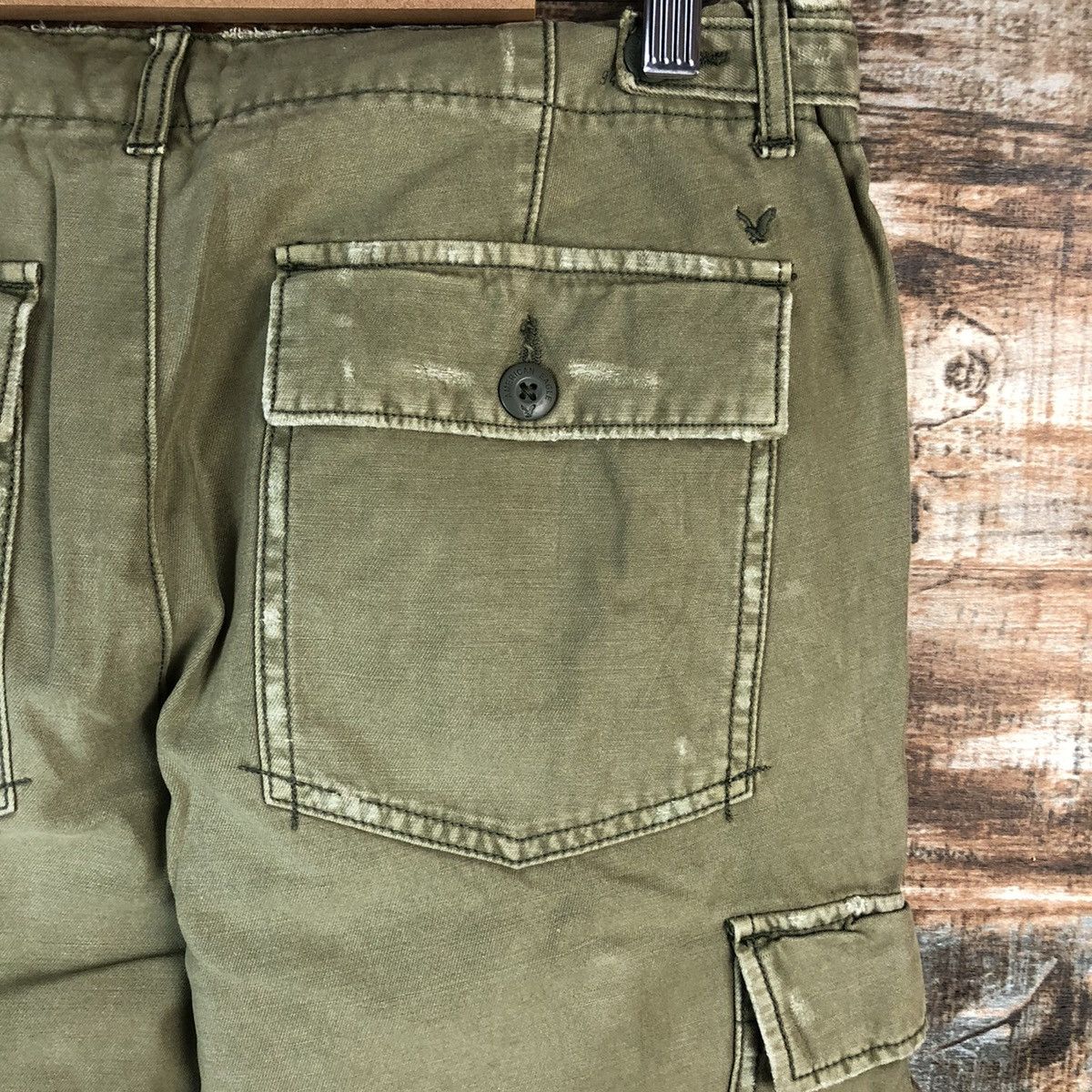 Japanese Brand American Eagle Outfiters Cargo Multipocket Pants #A2428 Size US 29 - 20 Thumbnail