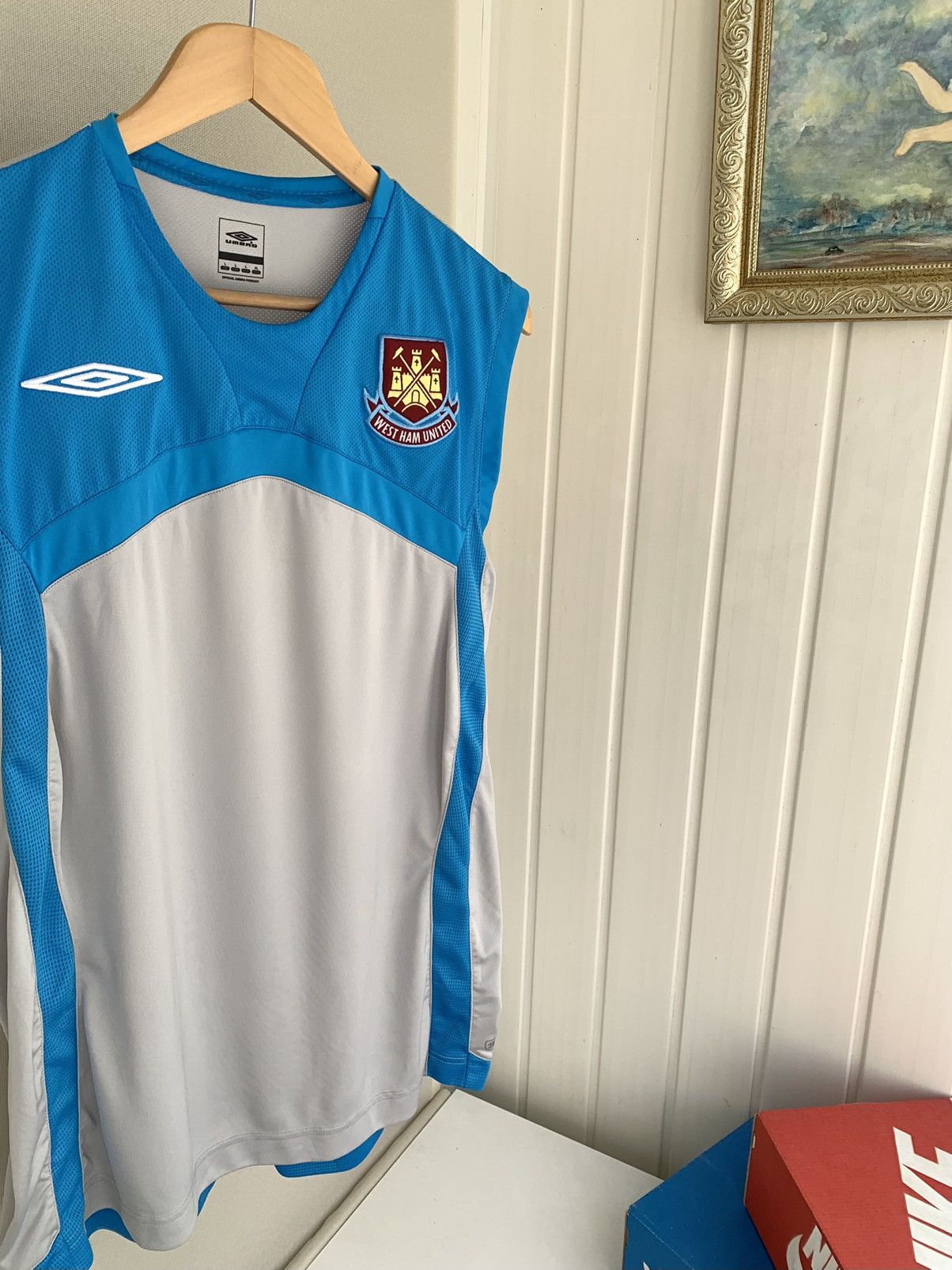 Umbro Umbro WEST HAM Vintage 2008-2009 Training Jersey Size L Size US L / EU 52-54 / 3 - 2 Thumbnail