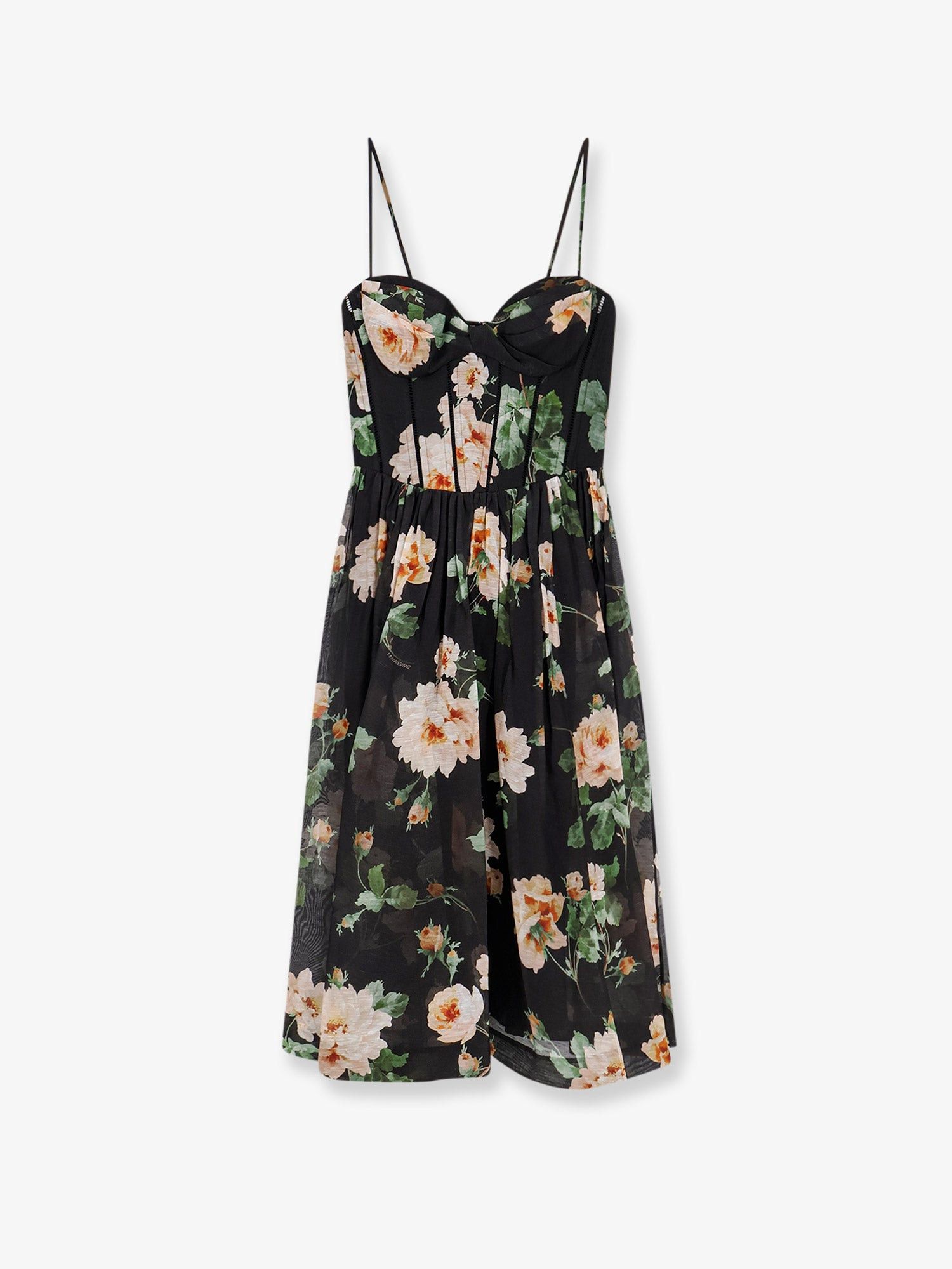 Zimmermann Luna Corset Linen And Silk Dress Size XL / US 12-14 / IT 48-50 - 1 Thumbnail