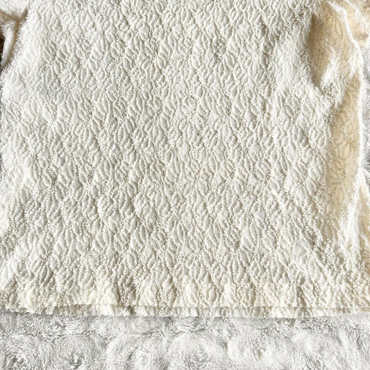 Other Vintage Textured Shirt Tee Womens Ivory Kazu Angelic Fairy Size M / US 6-8 / IT 42-44 - 6 Thumbnail