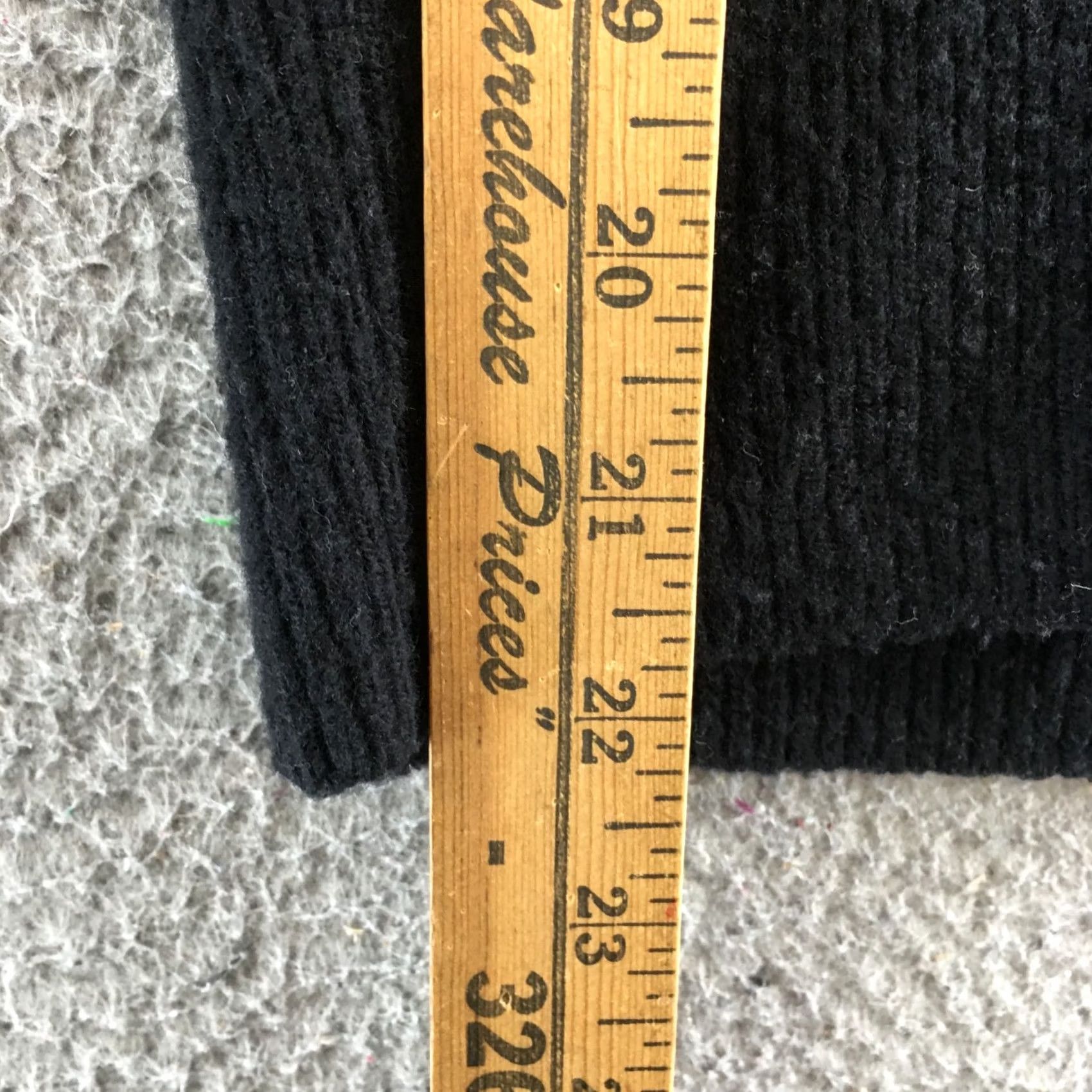 Madewell Madewell Sweater Shirt Womens M Black V-Neck Crop Puff Shoulder Long Sleeve Pullover Size M / US 6-8 / IT 42-44 - 6 Thumbnail