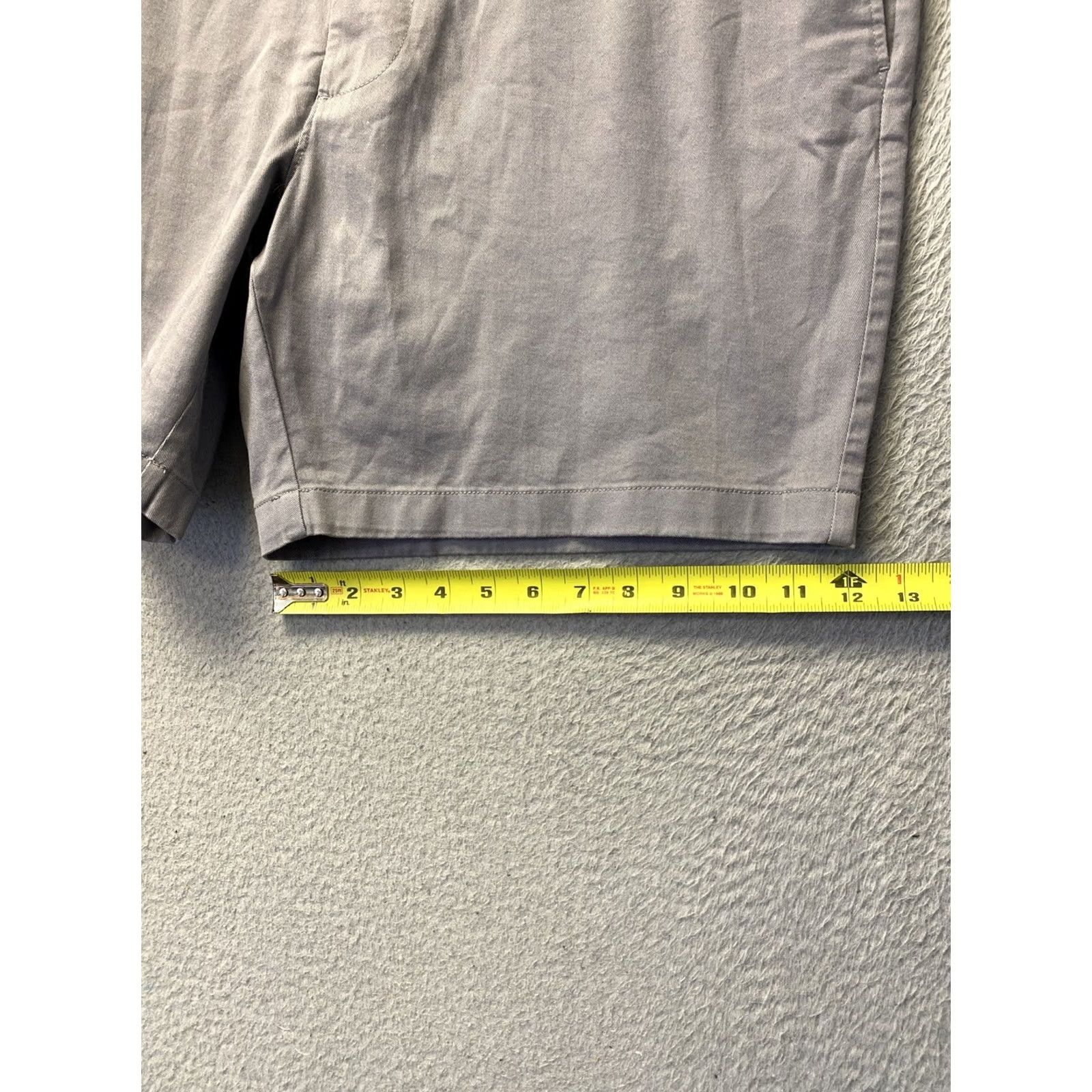 J.Crew J.CREW Shorts Mens 38 Gray 100% Cotton Chino Flat Front Button Zipper Casual /0863 Size US 38 / EU 54 - 7 Thumbnail
