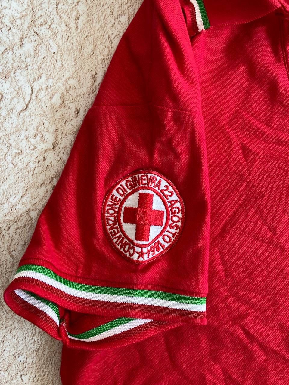 Polo Ralph Lauren × Vintage Polo Ralph Lauren style Italy distressed rugby polo Size US M / EU 48-50 / 2 - 9 Thumbnail