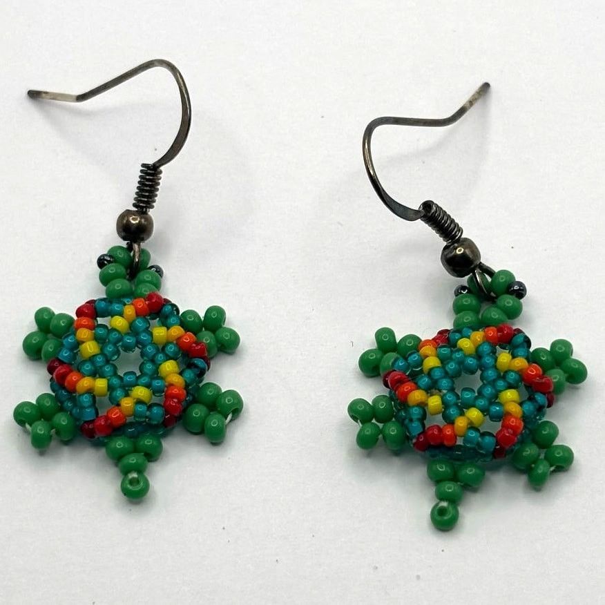 Other Vintage Green Christmas Earrings Size ONE SIZE - 3 Thumbnail
