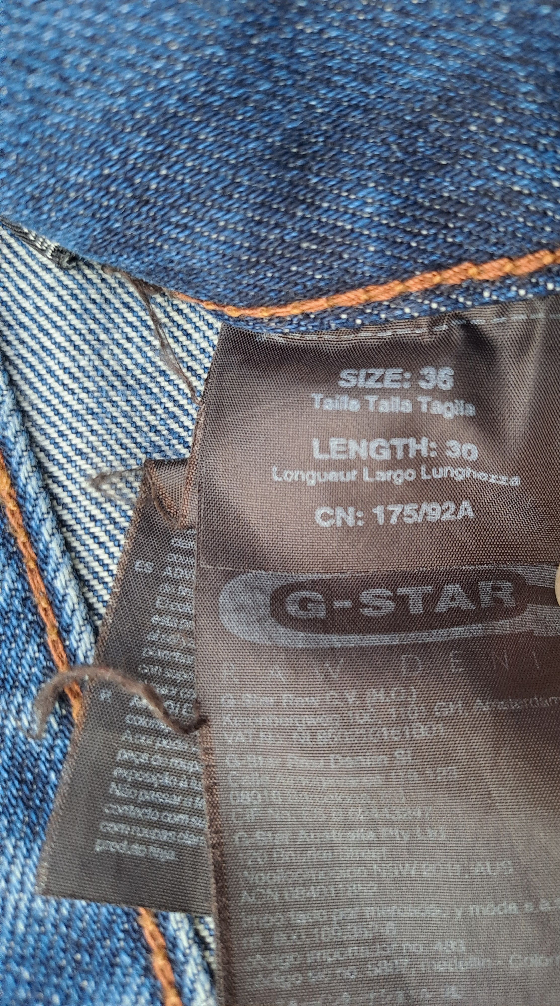 G-Star Vintage mens G-Star Raw jeans '36' size Size US 36 / EU 52 - 7 Thumbnail