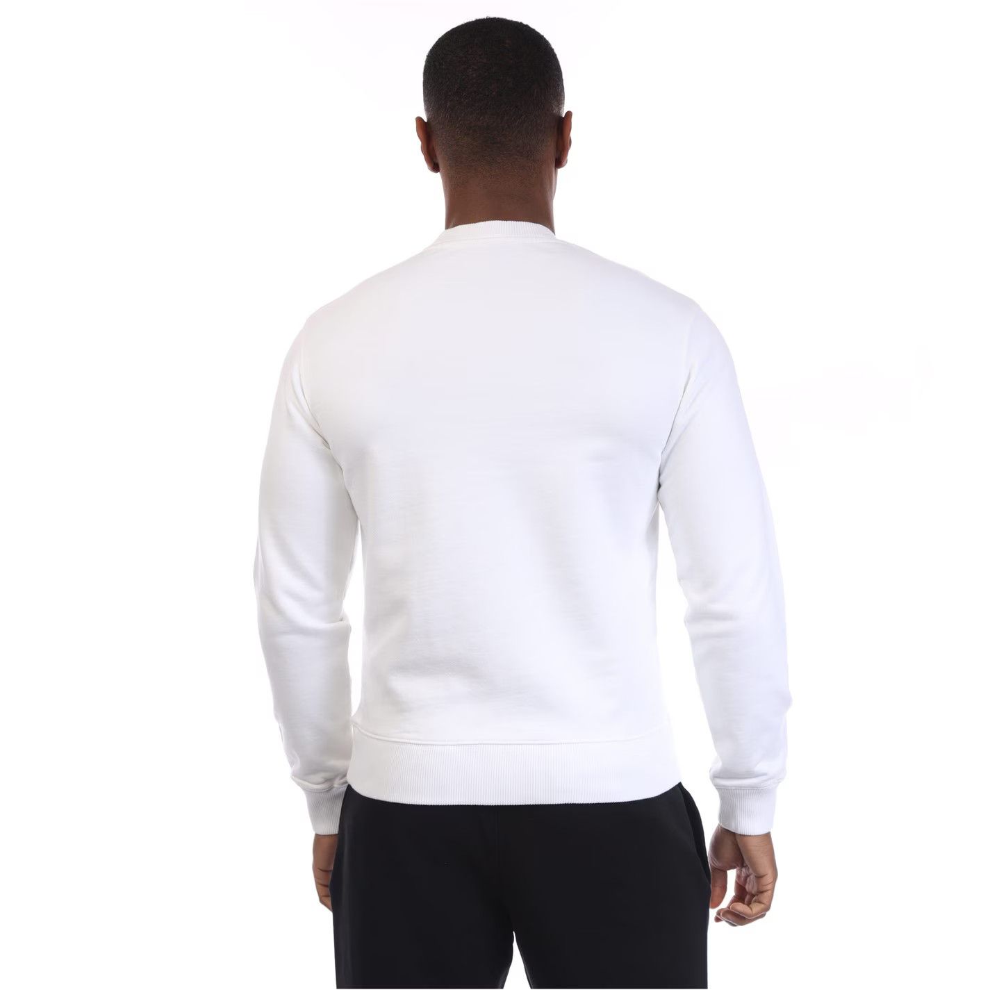 Off-White o1g2r1mq0226 Logo Slim Crewneck Sweatshirt In White Size US S / EU 44-46 / 1 - 2 Thumbnail