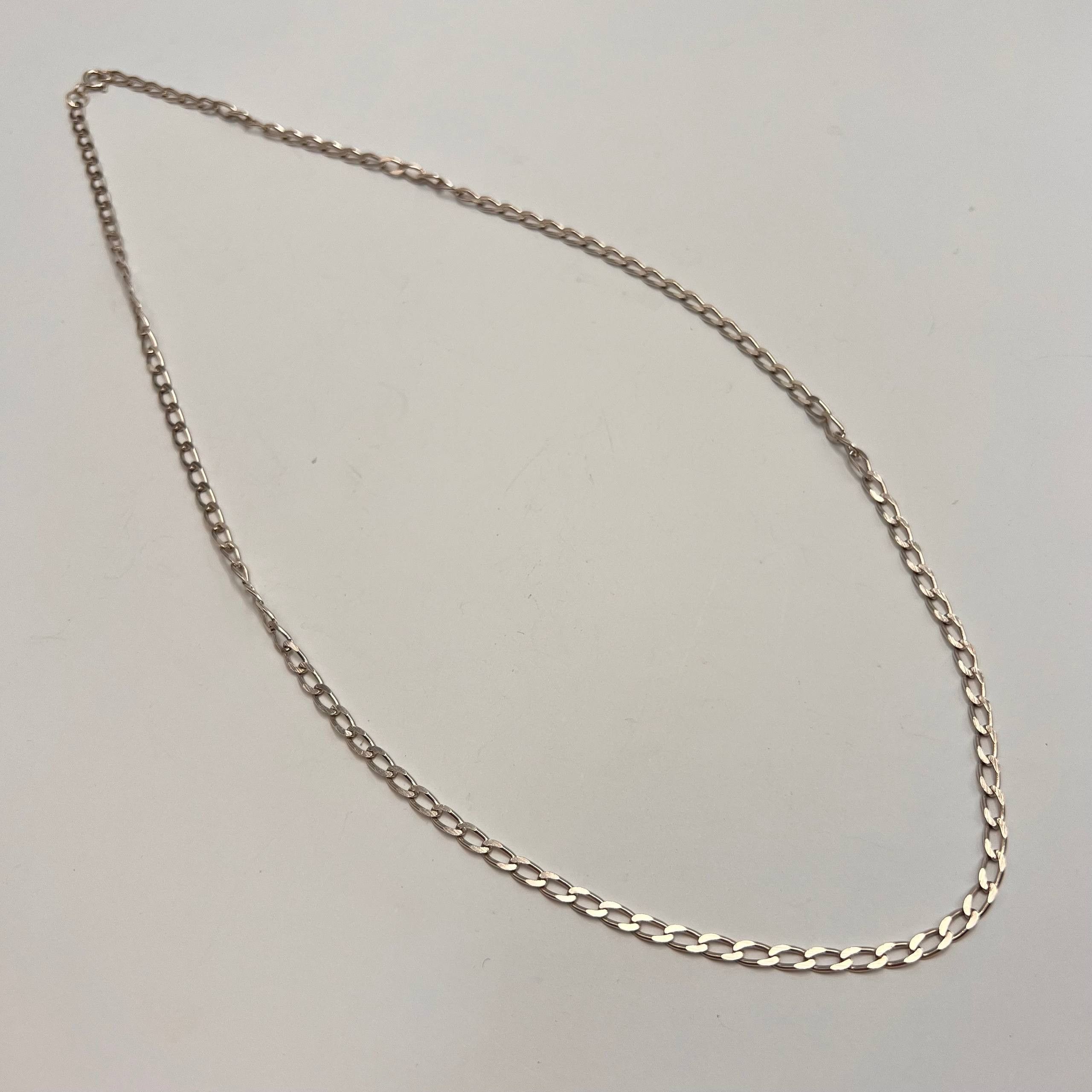 Vintage Italian Sterling Silver 925 Chain Necklace 10.4g