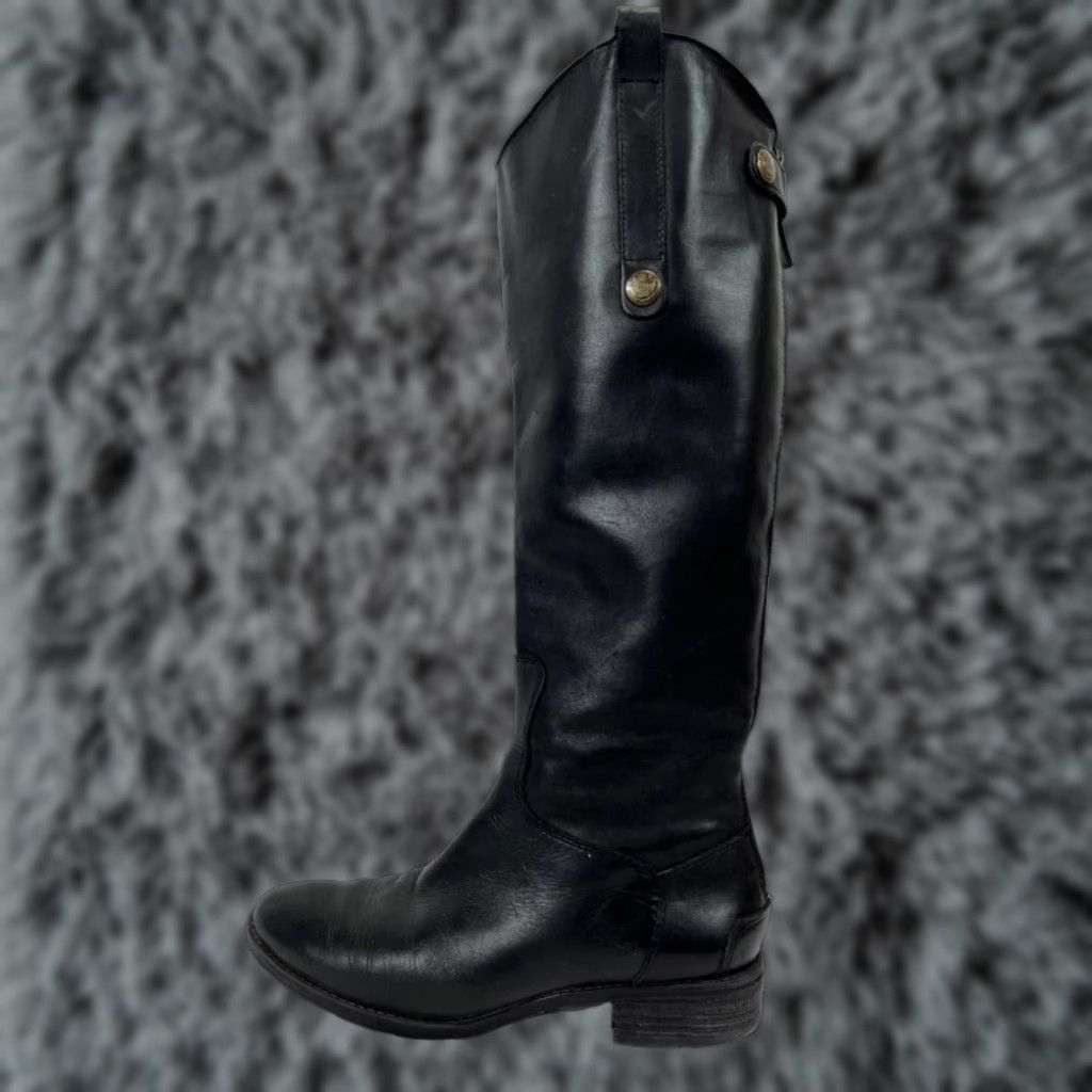 Sam Edelman Sam Edelman Riding Boots Black Leather Size 6.5 Womens Size US 7 / IT 37 - 1 Thumbnail