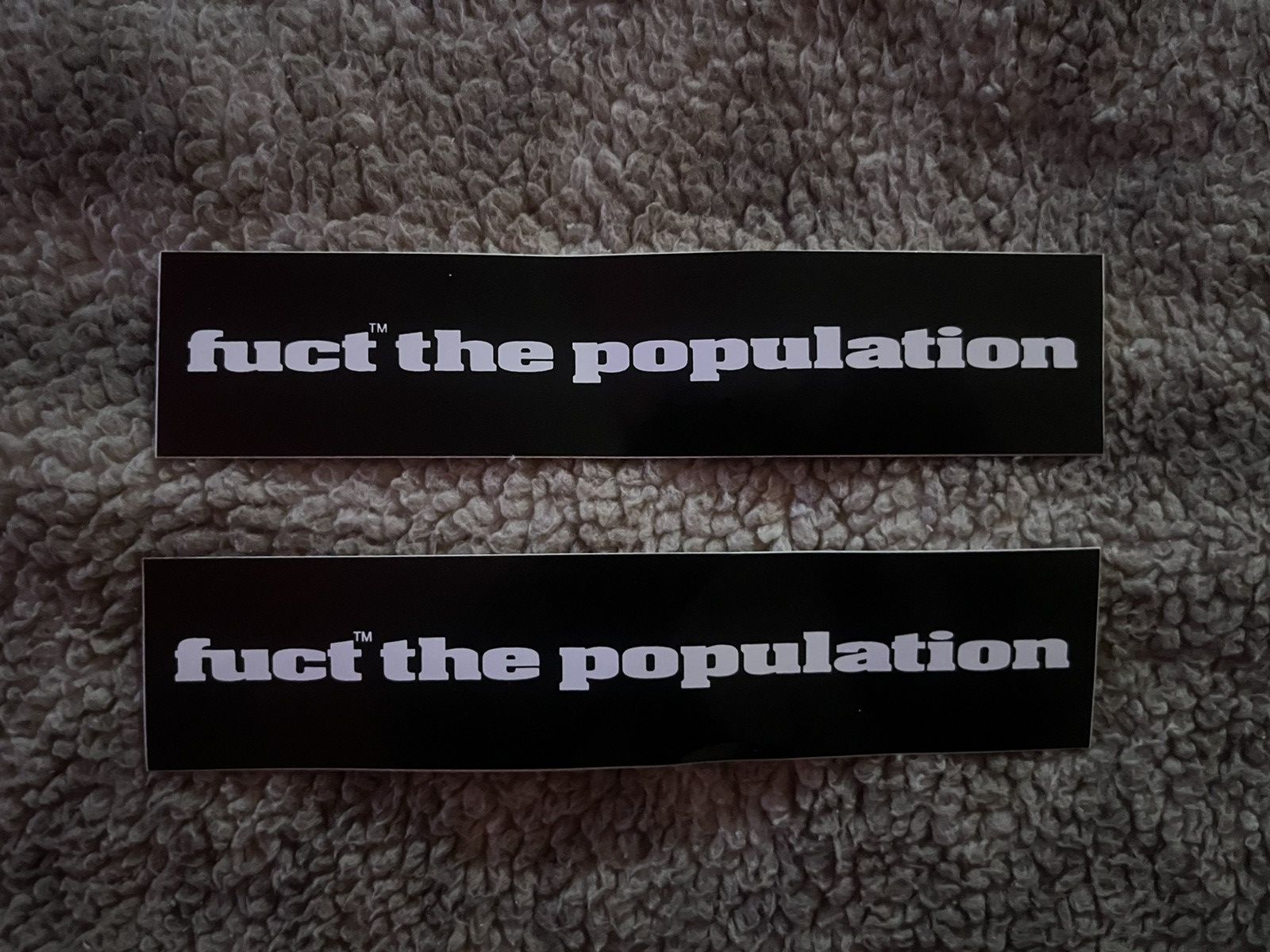 FUCT × Fuck The Population FUCT THE POPULATION Sticker Size ONE SIZE - 1 Preview
