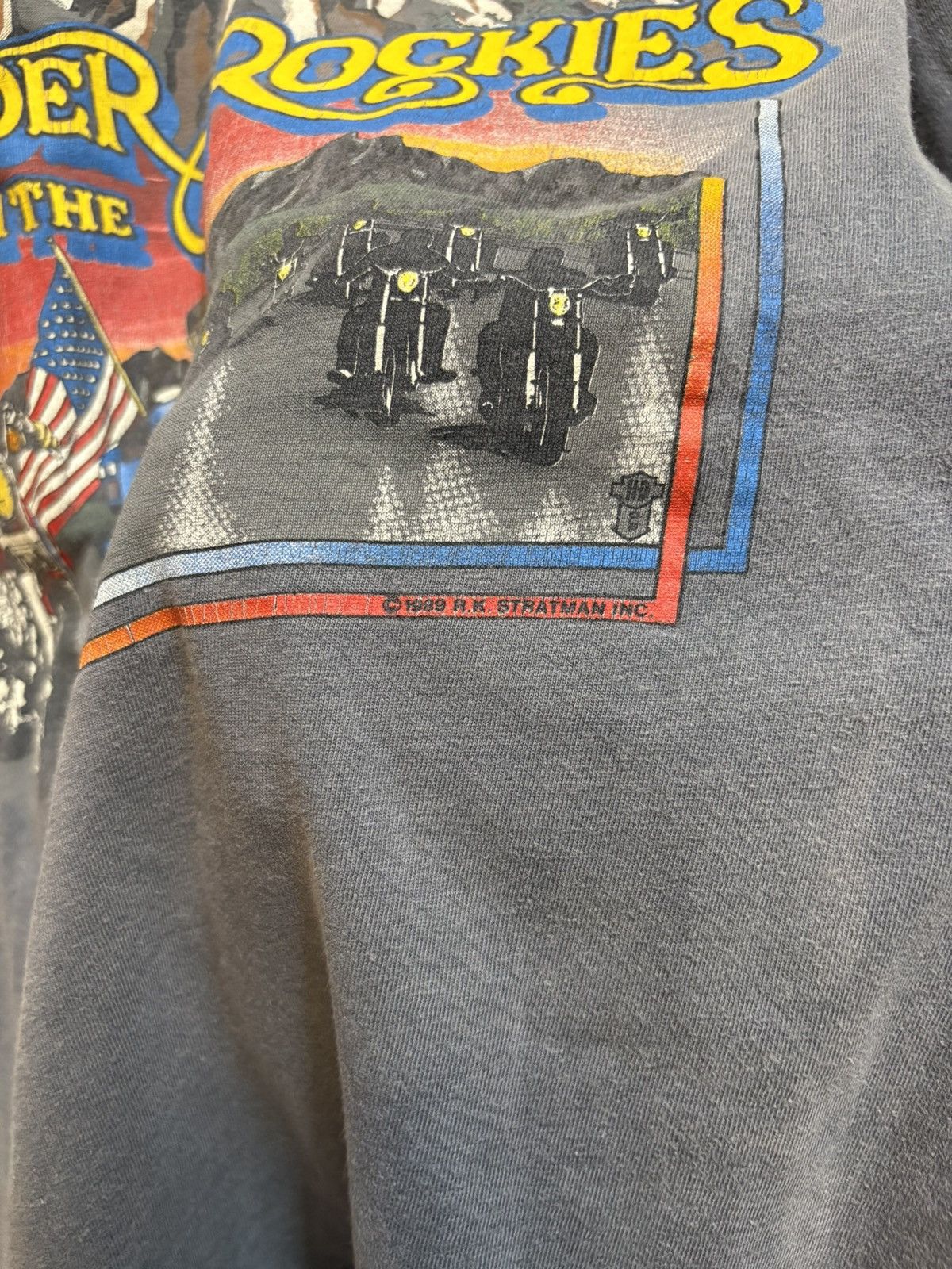Harley Davidson 1989’s Harley Davidson Crazy faded Size US M / EU 48-50 / 2 - 3 Thumbnail