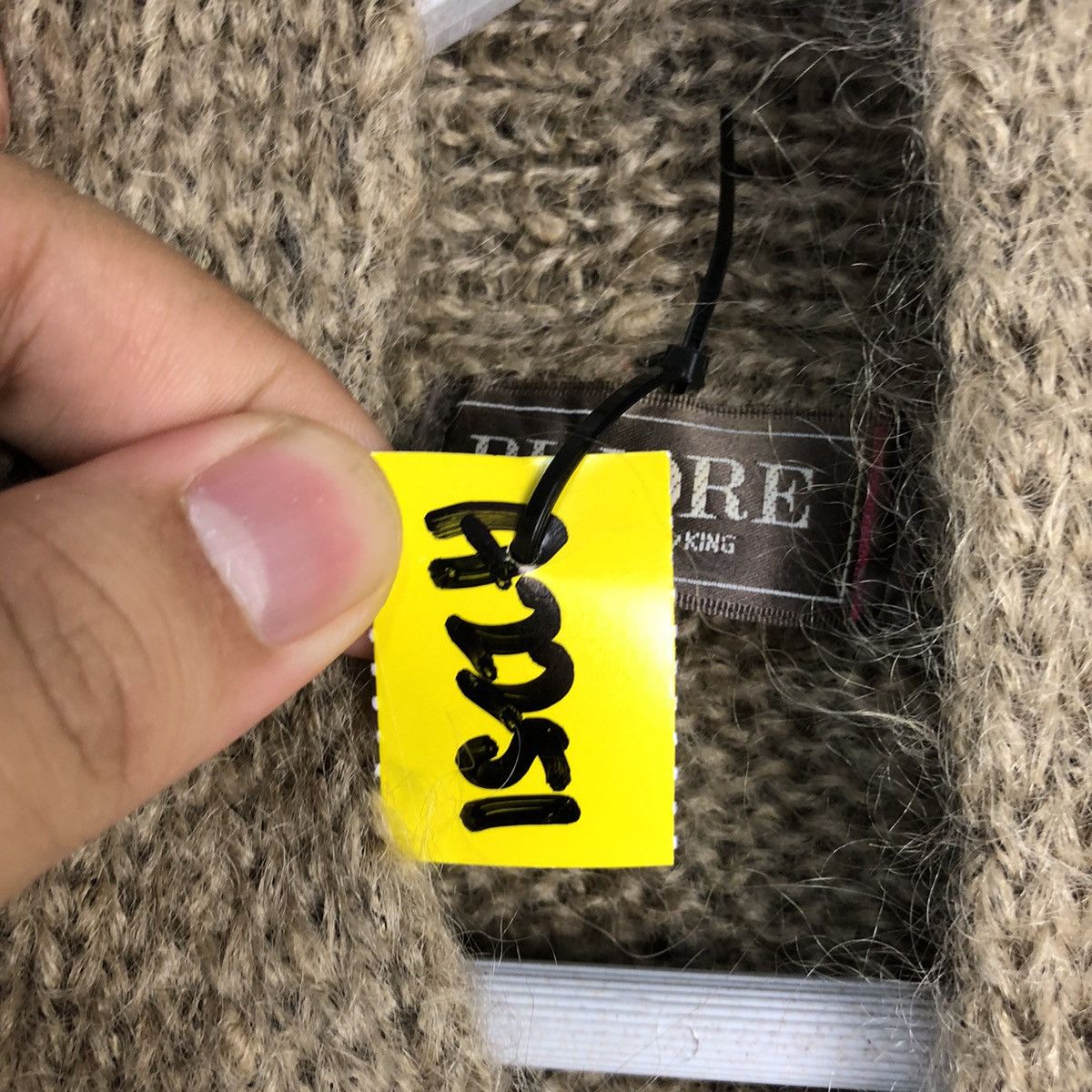 Homespun Knitwear × Japanese Brand Pinore Brown vintage mohair Cardigan Knitwear #A2251 Size M / US 6-8 / IT 42-44 - 9 Thumbnail