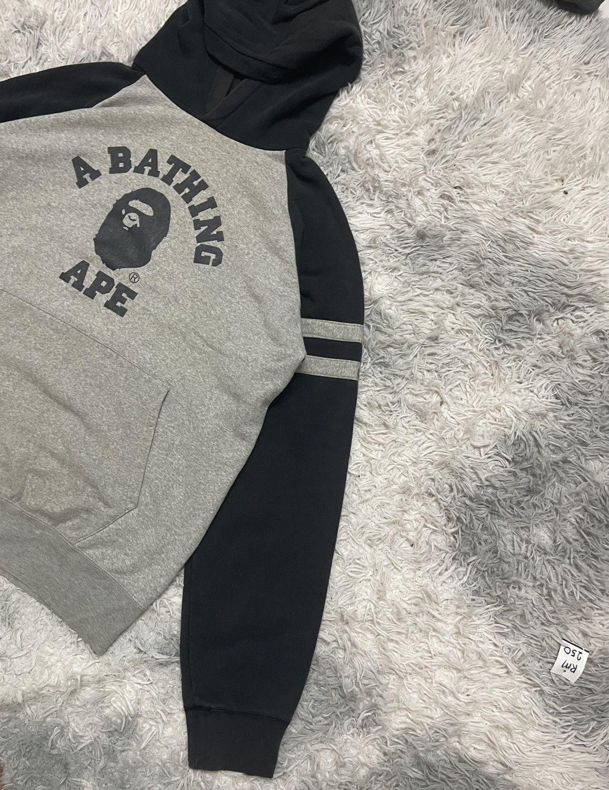 Bape VINTAGE OG BAPE COLLEGE PULLOVER HOODIE RARE Size US XL / EU 56 / 4 - 3 Thumbnail