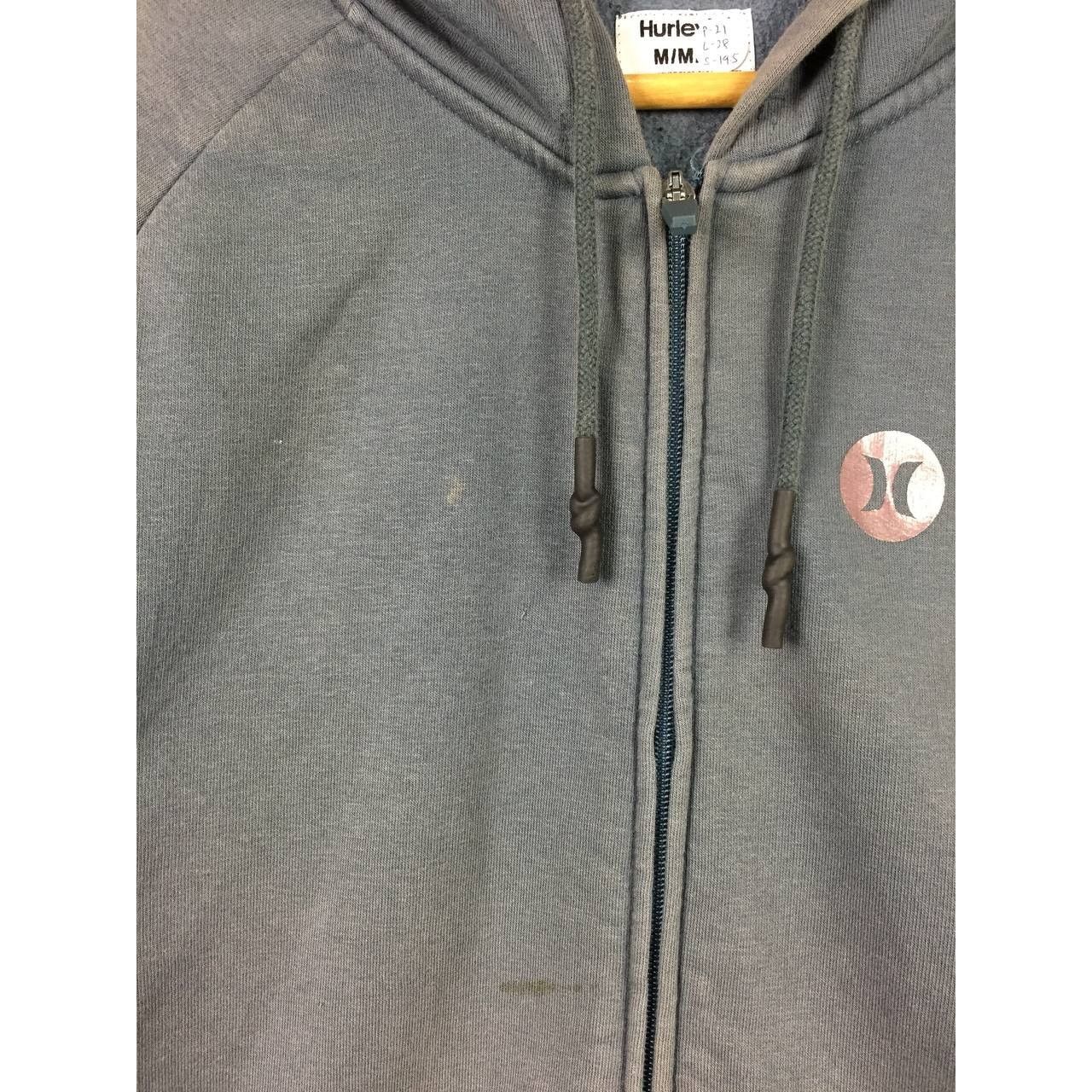 Hurley × Vintage Sunfaded Hurley Surf Skate Style Zip Up Hoodie Size US M / EU 48-50 / 2 - 5 Thumbnail