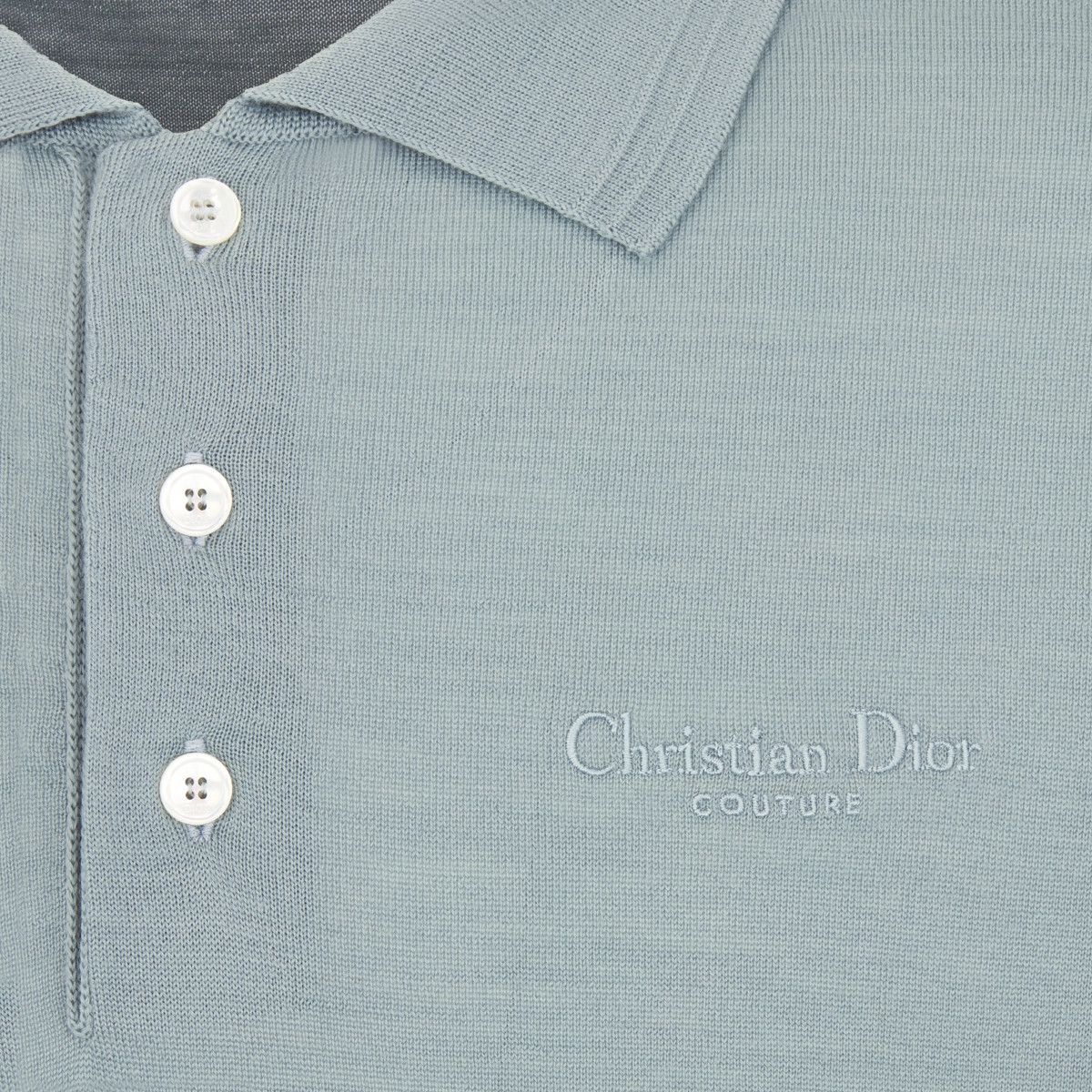Dior o1bcso1str0226 Polo Shirt in Blue Virgin Size US S / EU 44-46 / 1 - 3 Thumbnail