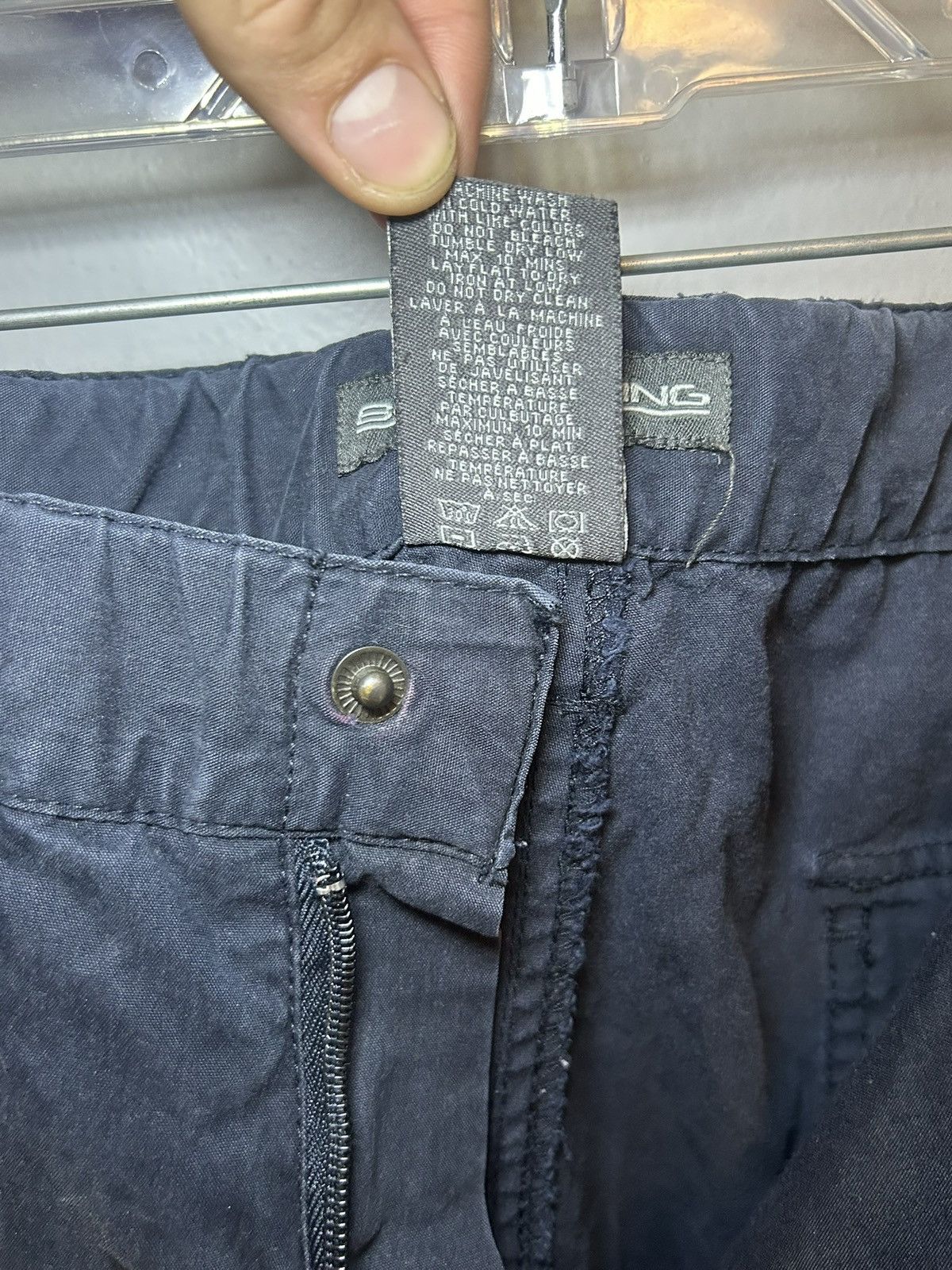 Vintage Baggy flared modular cargo pants Size US 34 / EU 50 - 5 Thumbnail
