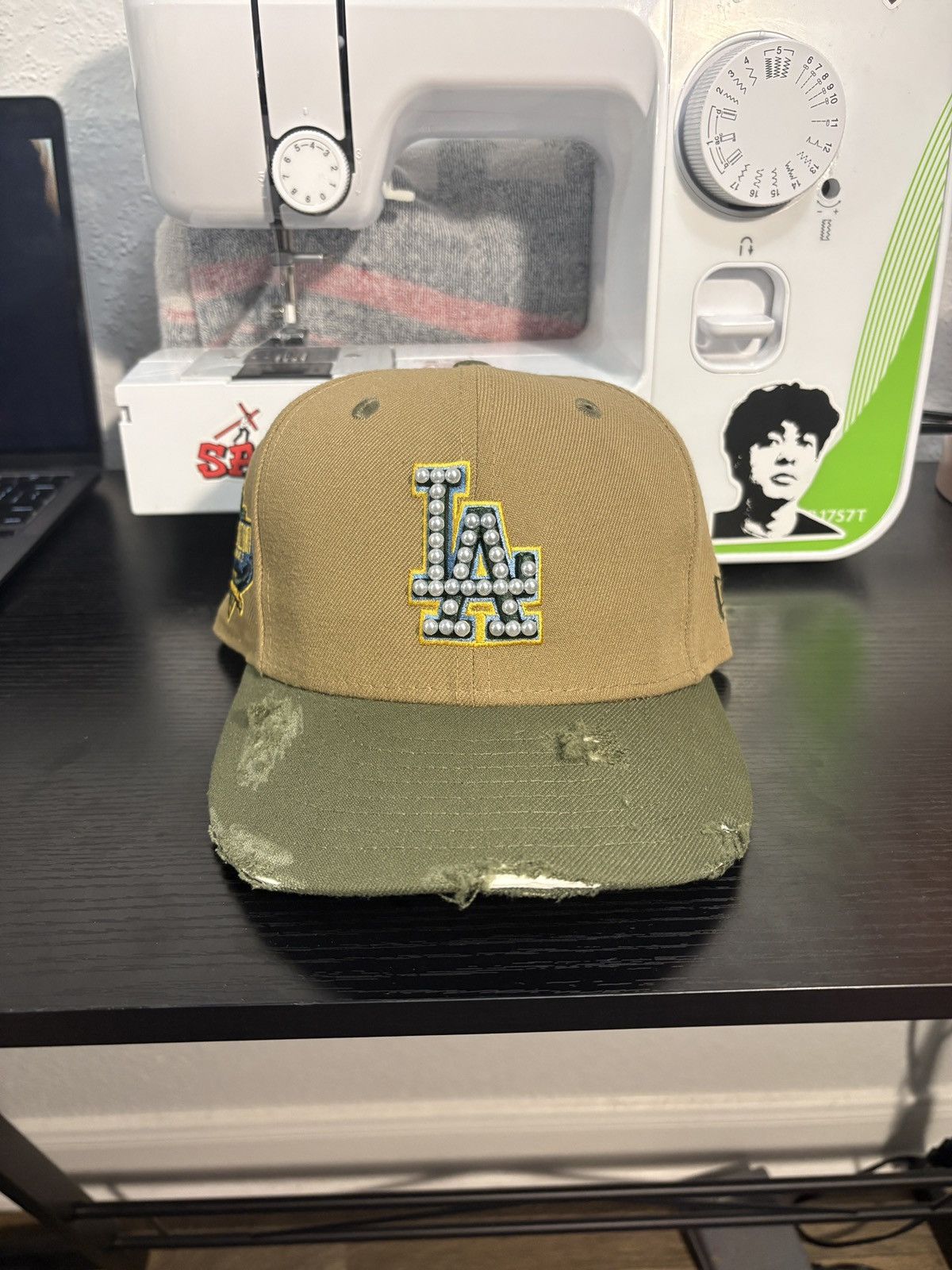 New Era New Era LA Dodgers Santo Custom Fitted Hat Size ONE SIZE - 1 Thumbnail