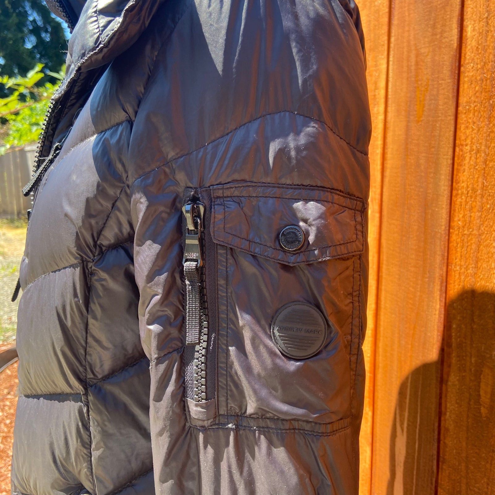 Andrew Marc Andrew Marc Black Packable Down Jacket Size S / US 4 / IT 40 - 2 Thumbnail