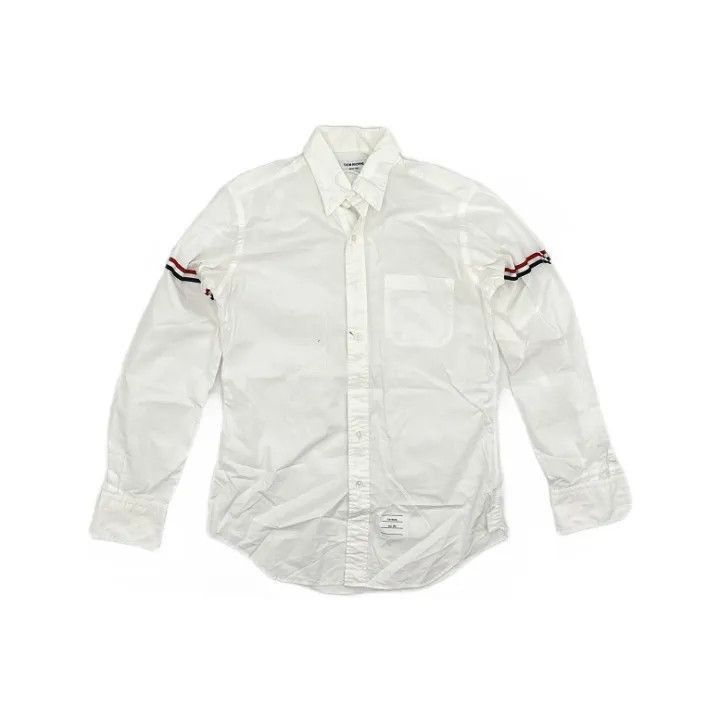 Thom Browne Thom Browne Casual Solid Color Long Sleeve Shirt -2507 Size US M / EU 48-50 / 2 - 7 Thumbnail