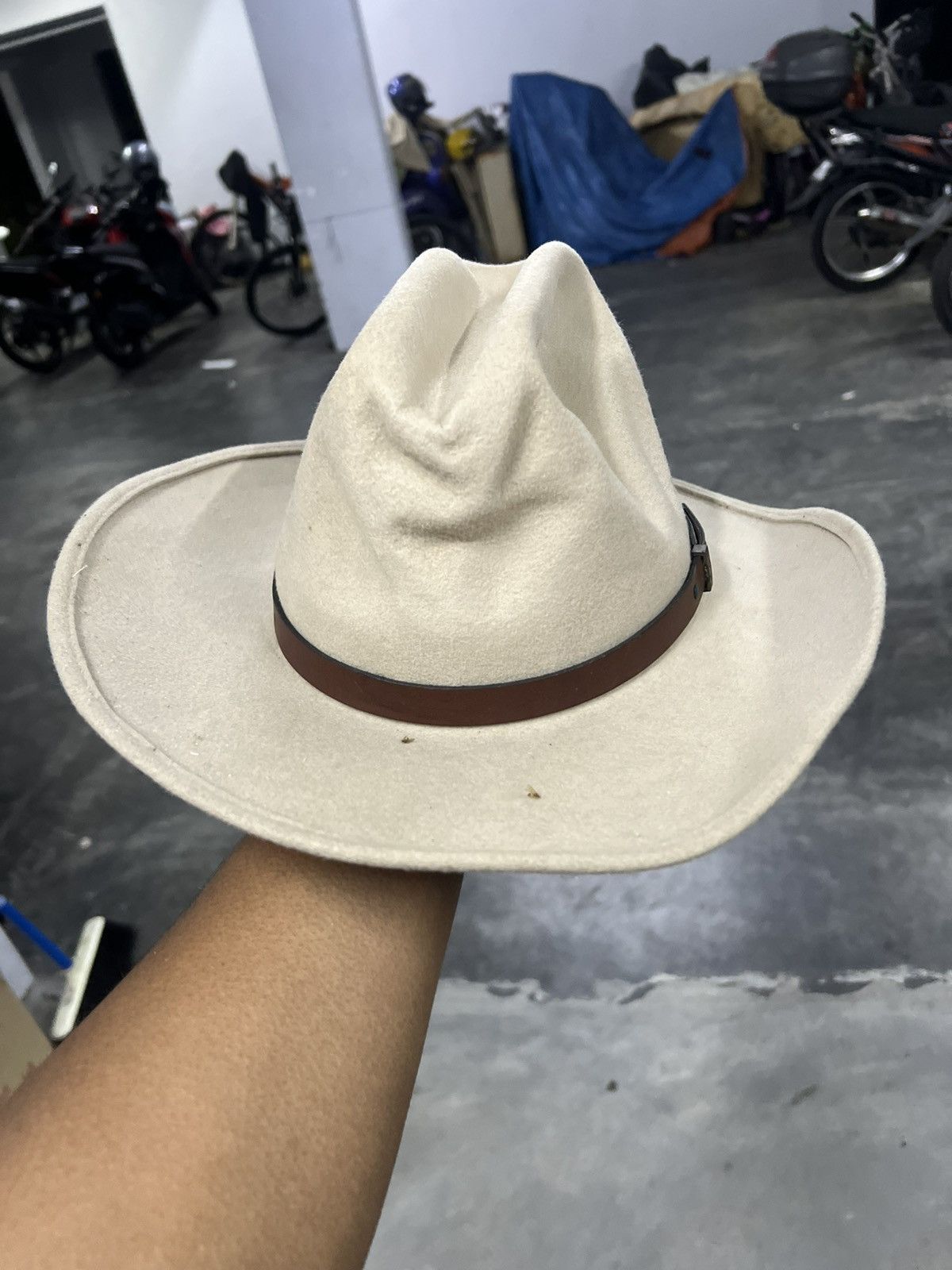 Japanese Brand × Vintage VINTAGE SHEPLES COWBOY HAT MADE IN USA Size ONE SIZE - 1 Thumbnail