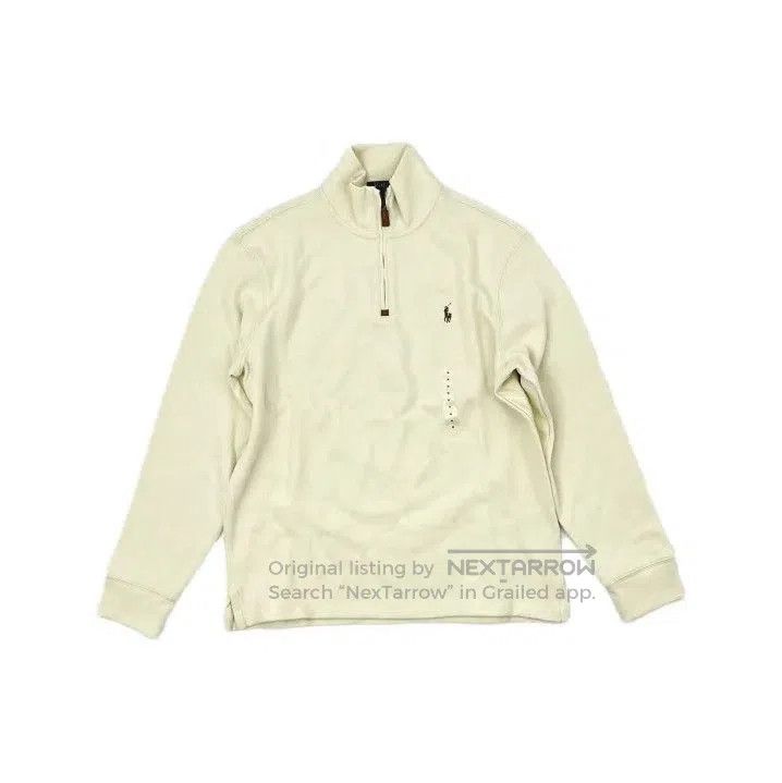 Polo Ralph Lauren Polo Ralph Lauren FW22 Solid Logo Zip Collar Sweatshirt. Size US M / EU 48-50 / 2 - 2 Thumbnail