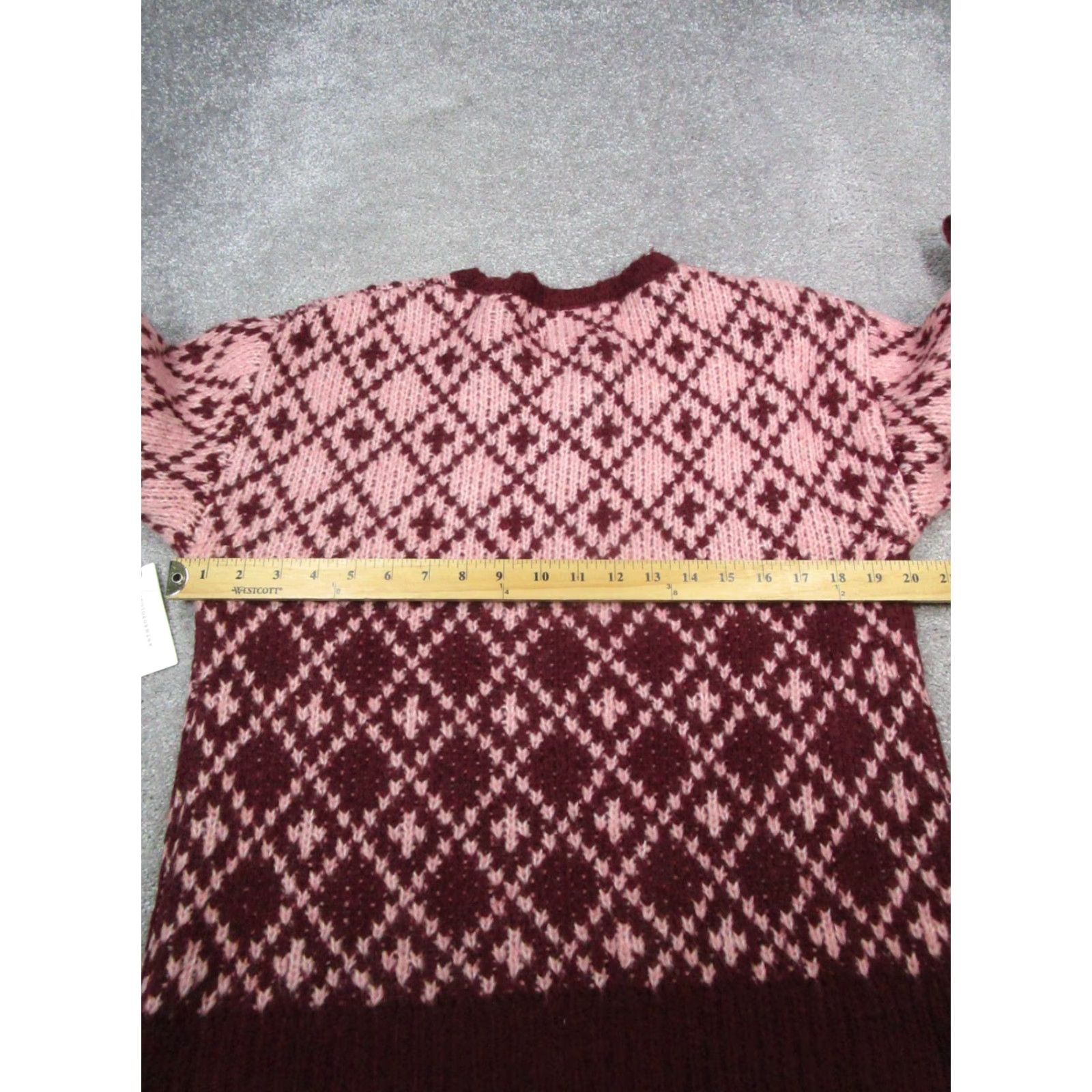 Vintage Maeve Sweater Womens Small Red Wool Blend Knit Pullover New Size S / US 4 / IT 40 - 6 Thumbnail