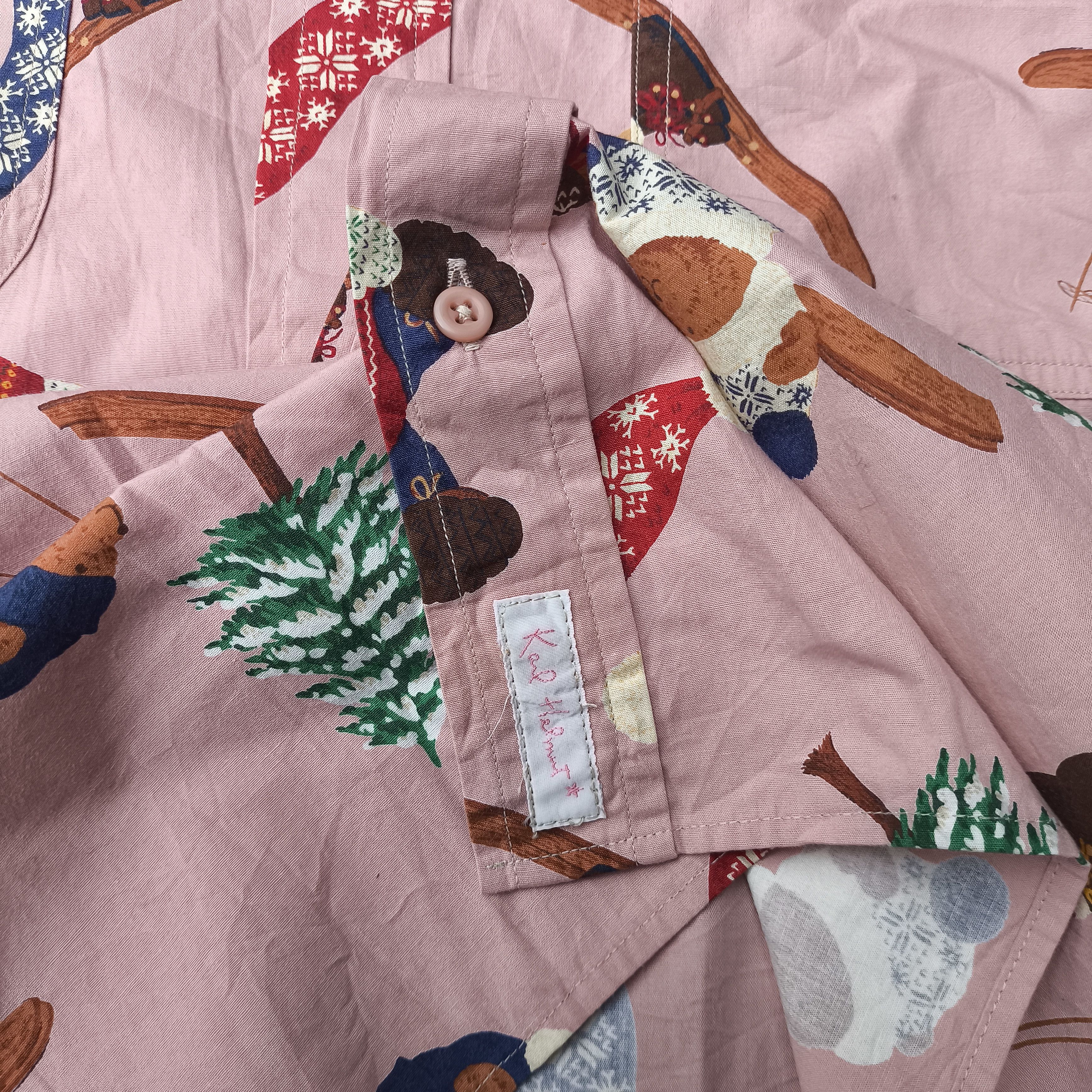 Issey Miyake Karl helmut all over print button up shirt Size US L / EU 52-54 / 3 - 4 Thumbnail