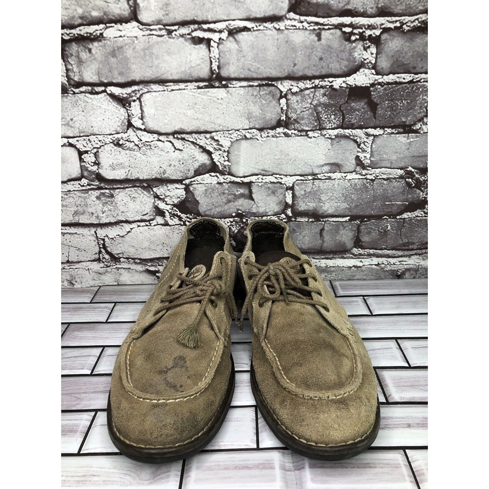 Timberland Timberland Earth Keepers Taupe Oxfords Moc Toe Lace Up Shoes Size US 8.5 / EU 41-42 - 2 Thumbnail