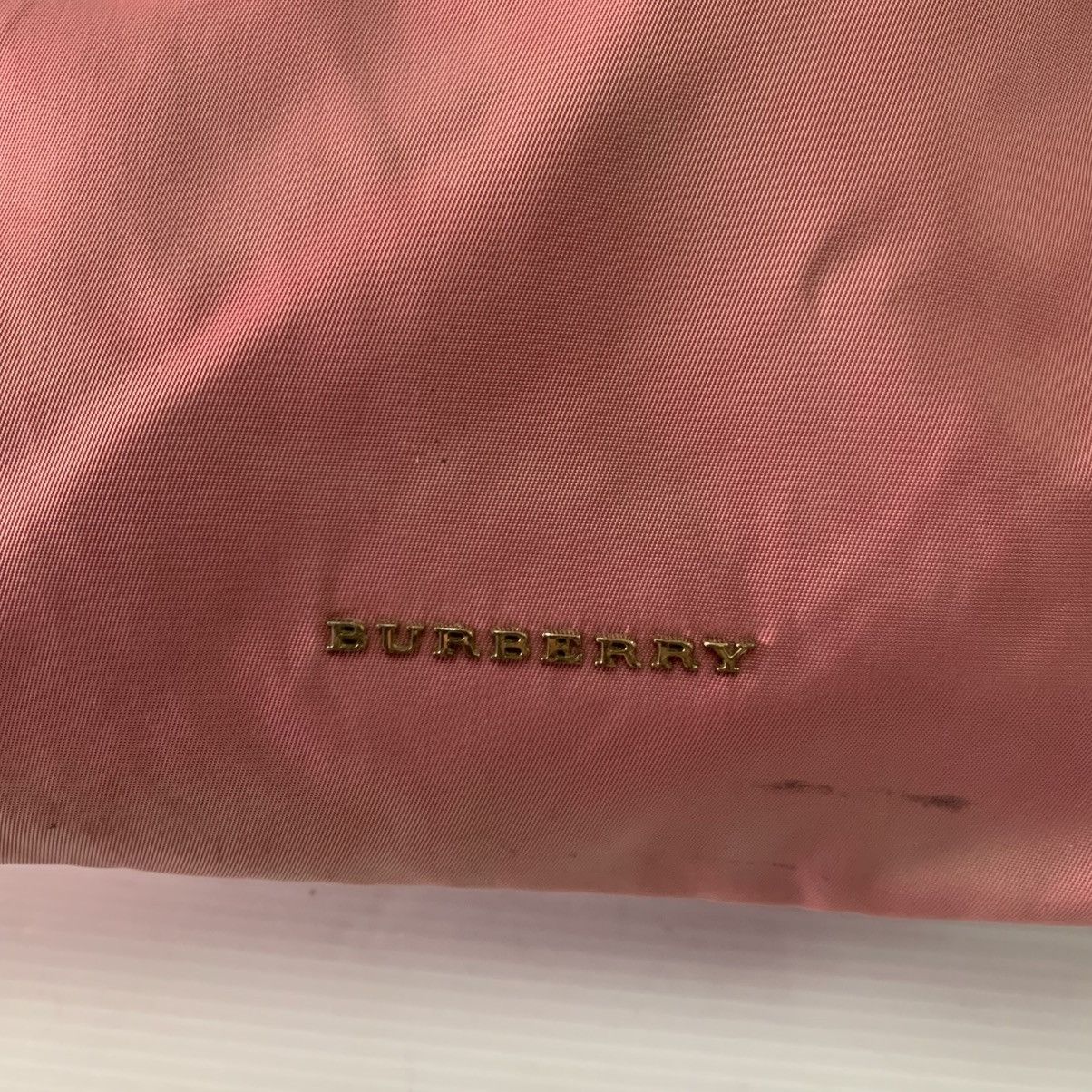 Burberry Burberry Canvas Nylon Pink Backpack Size ONE SIZE - 4 Thumbnail