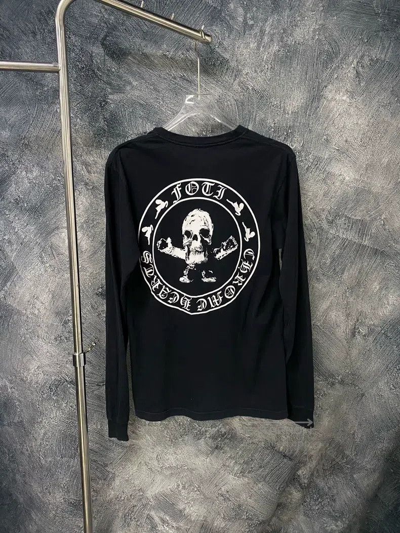 Chrome Hearts CHROME HEARTS Size M Letter printed pullover round neck lon Size US M / EU 48-50 / 2 - 1 Thumbnail