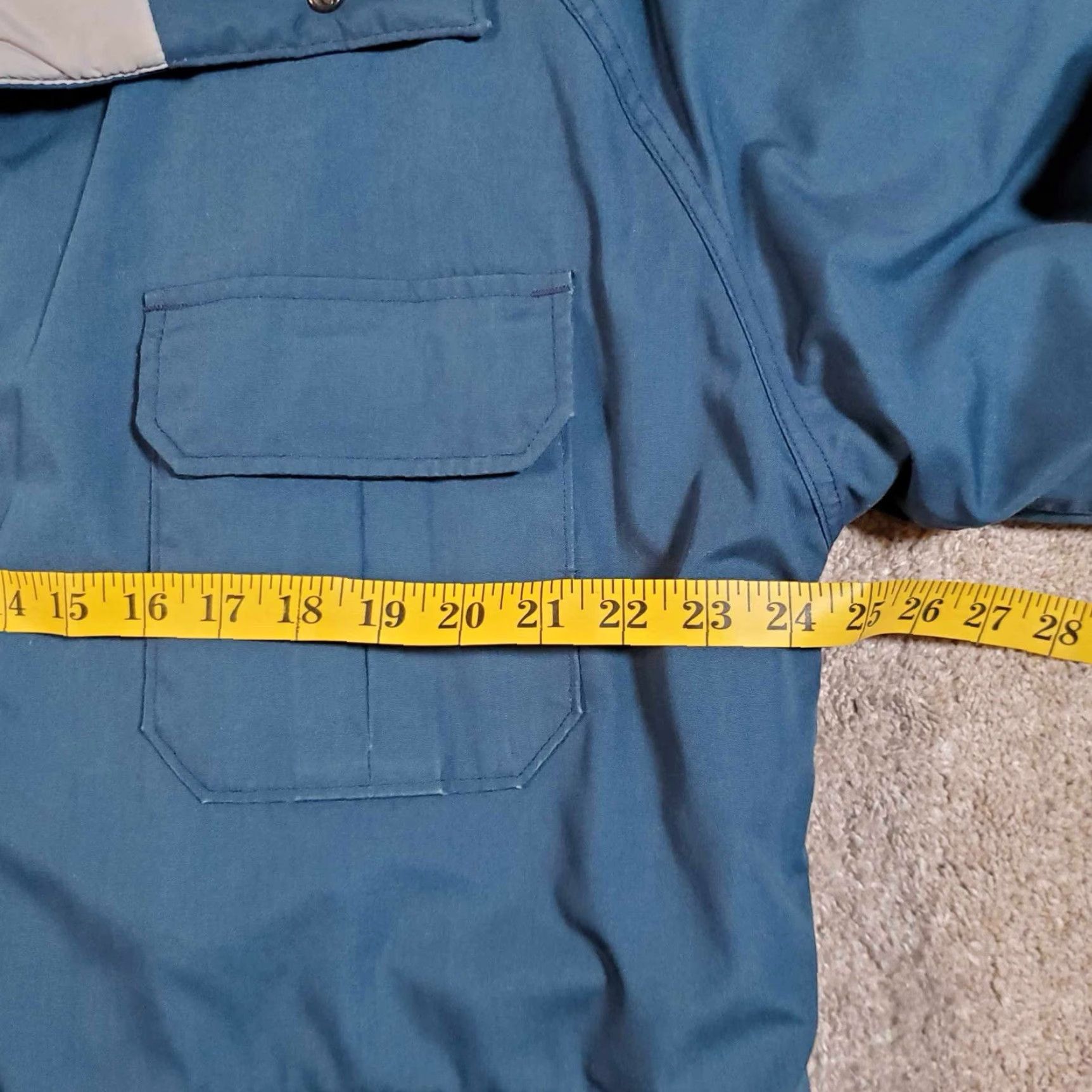 Vintage VINTAGE LL-Bean Chore Hooded Jacket Womens L Blue Jacket Size L / US 10 / IT 46 - 6 Thumbnail
