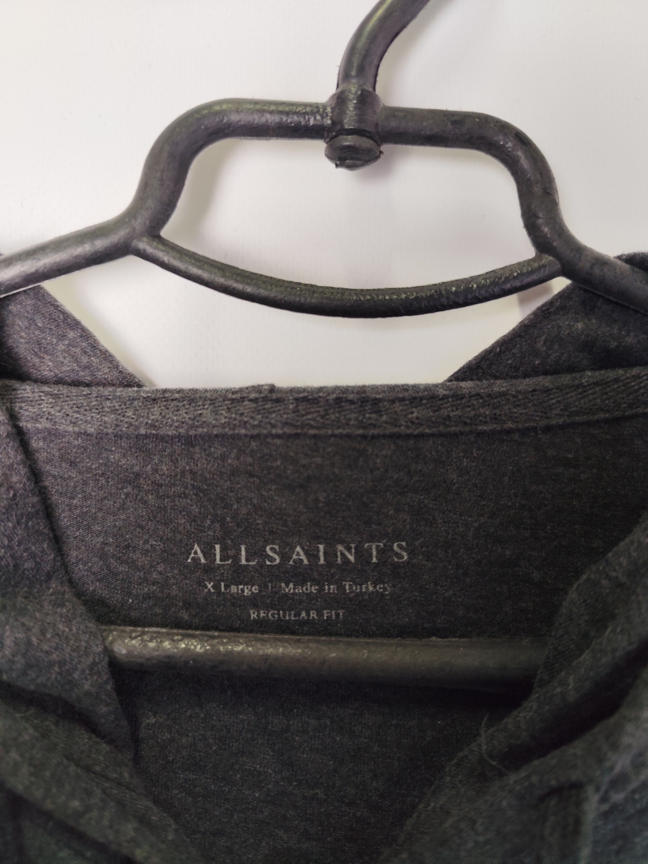 Allsaints Vintage streetwear Avant Garde designer Allsaints Zip Hoodie Size US XL / EU 56 / 4 - 4 Thumbnail