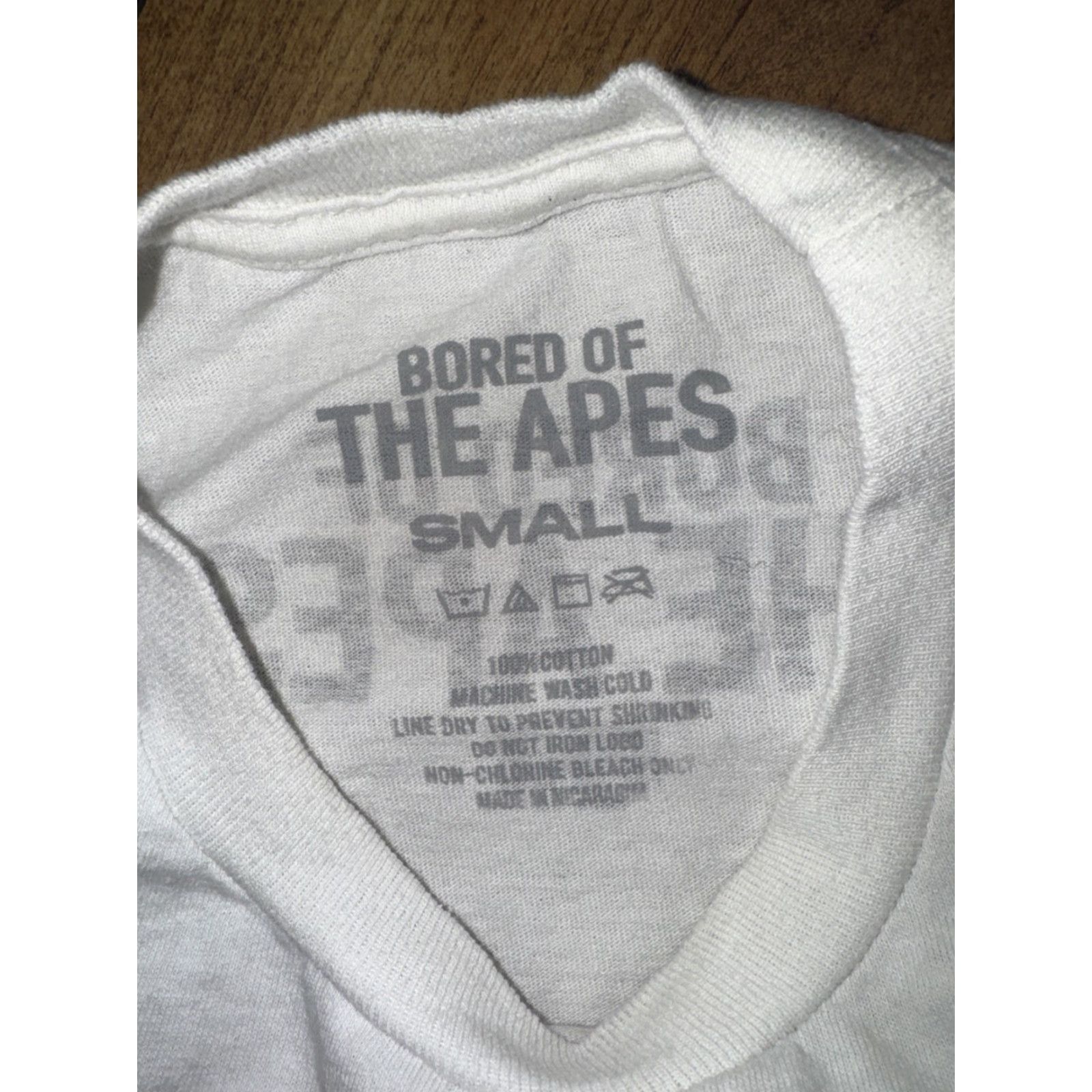 Vintage Bored of the Apes Graphic T-Shirt White Small 17x25 Streetwear NFT Parody Tee Mens S Short Sleeve Tees Size US S / EU 44-46 / 1 - 3 Thumbnail