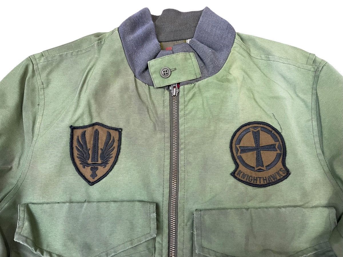 291295=Homme Vintage 291295=Homme Knight Hawks Military Dirty Oil Jacket Size US L / EU 52-54 / 3 - 5 Thumbnail