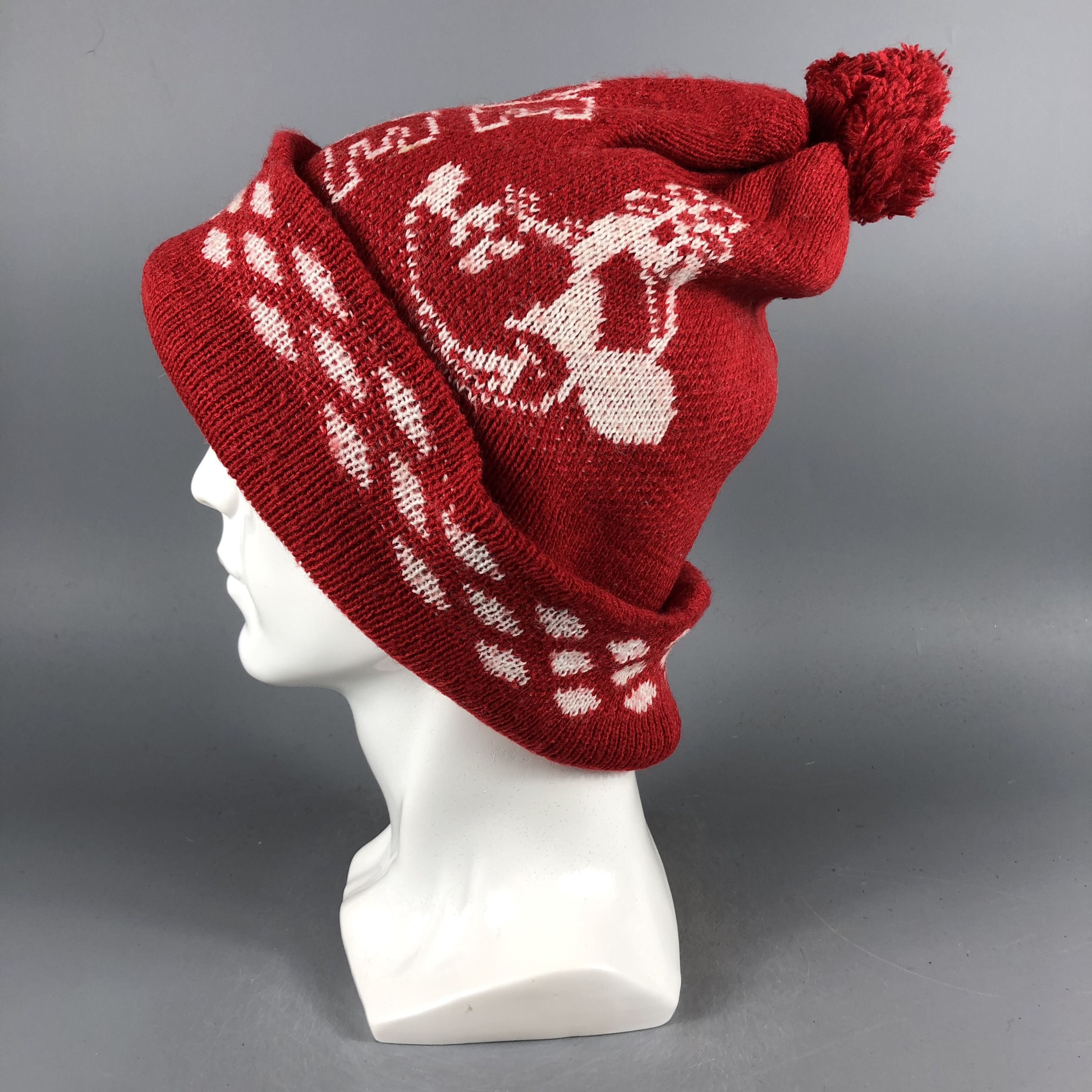 Disney × Vintage Womens Minnie Mouse x Disney Beanie Snow Hat Snow Cap -D942 Size ONE SIZE - 1 Thumbnail