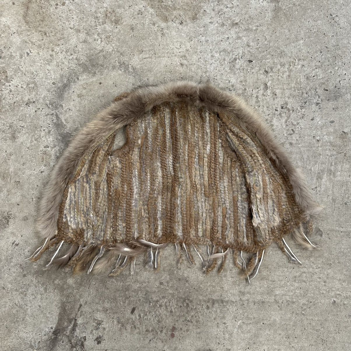 Issey Miyake × Japanese Brand Vintage Japanese Style Real Fur Vest Rabbit Y2K Hype Trend Size M / US 6-8 / IT 42-44 - 3 Thumbnail