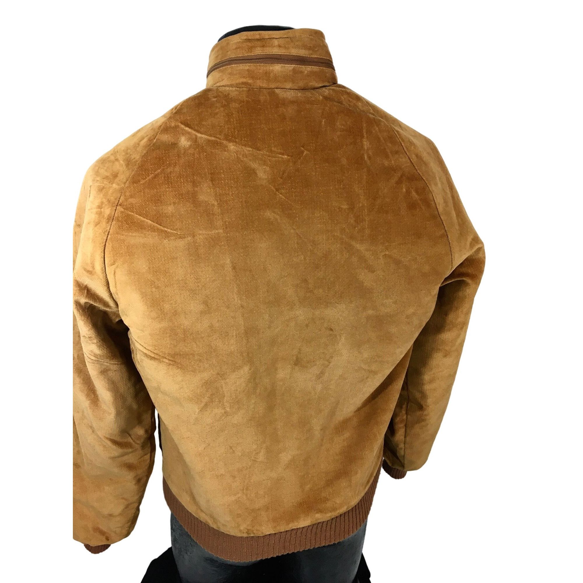Other Vtg Cal Craft California Brown Velour VELVET Biker Jacket Size US S / EU 44-46 / 1 - 3 Thumbnail