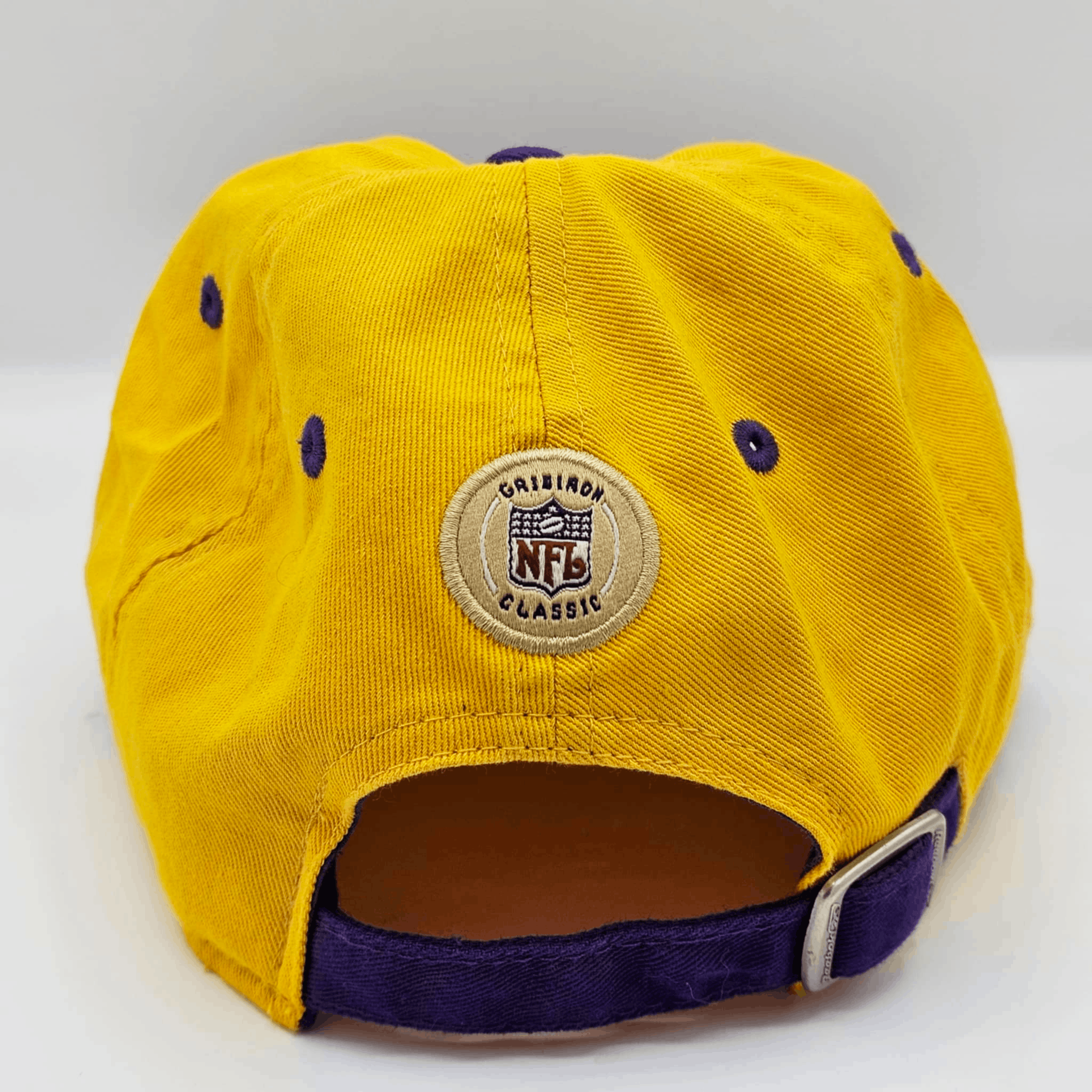 NFL × Reebok × Vintage Minnesota Vikings Vintage Reebok Gridiron Classics Dad Hat Size ONE SIZE - 5 Thumbnail