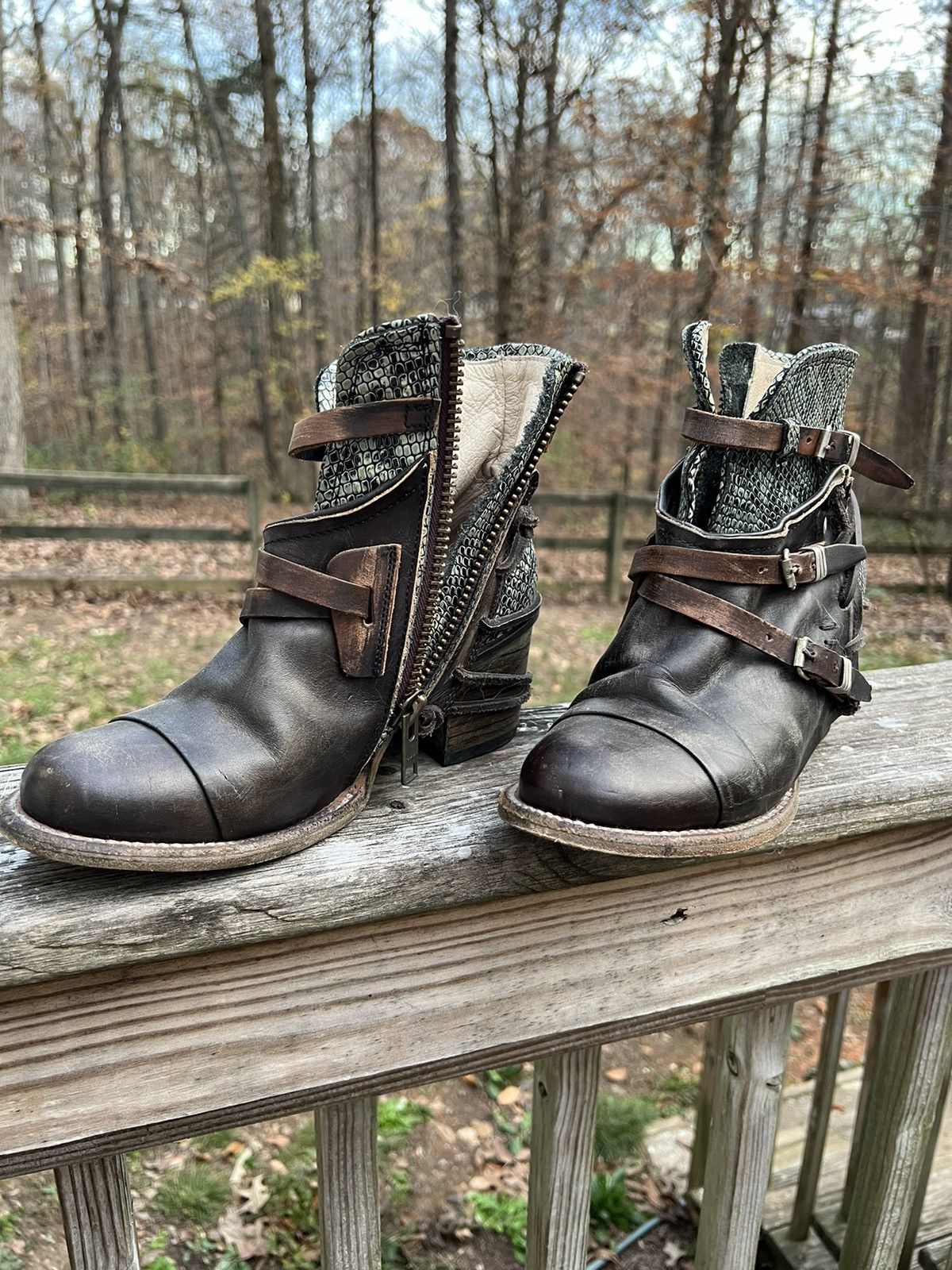 FREEBIRD Crue Booties Size US 8 / IT 38 - 2 Thumbnail