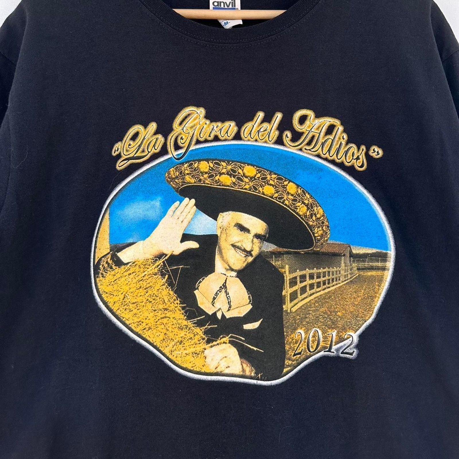 Band Tees × Vintage Vintage 2012 Vicente Fernandez Shirt Size US M / EU 48-50 / 2 - 5 Thumbnail